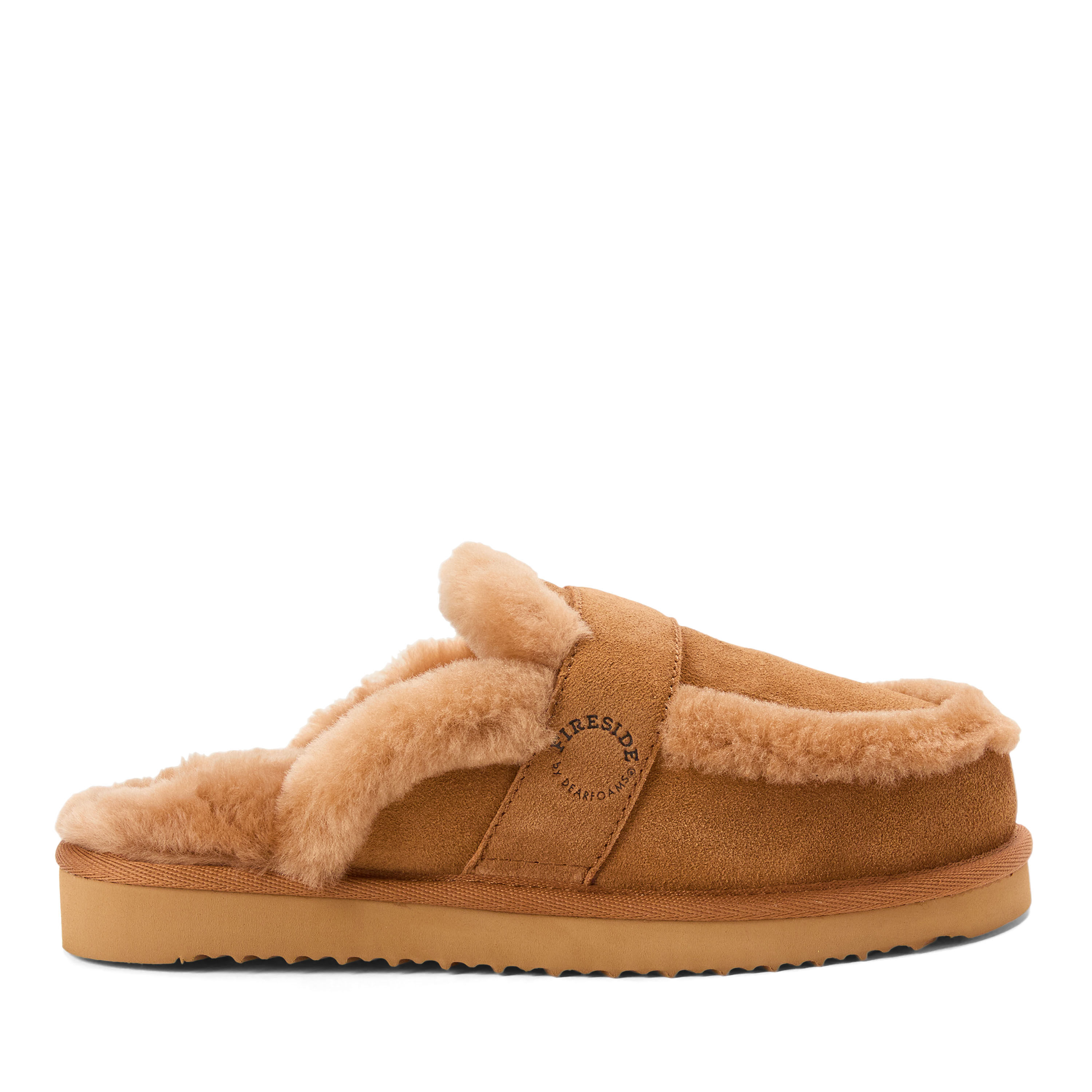 Women's Fireside by Dearfoams Richmond Genuine Shearling Scuff