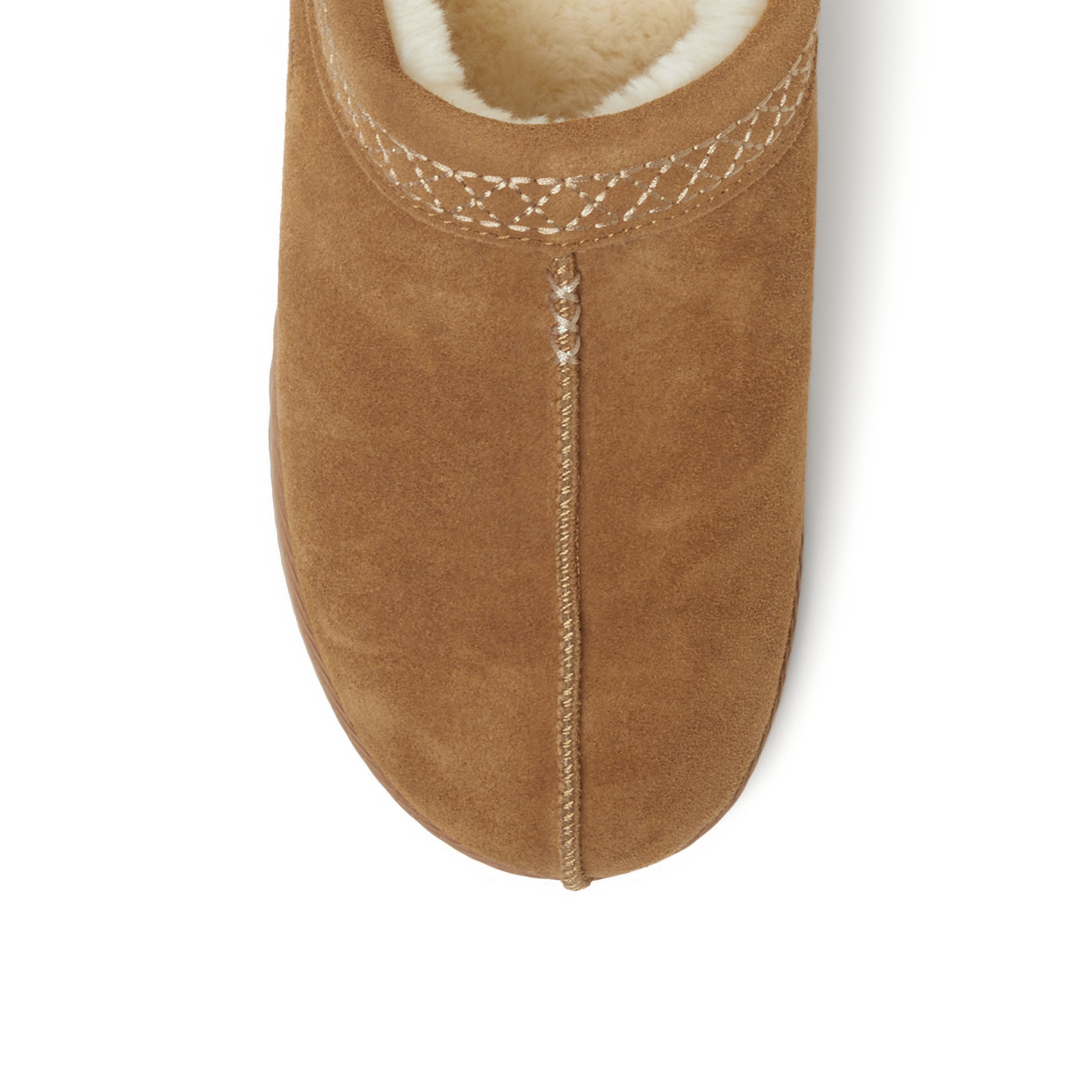 Men's Dean Genuine Suede Clog with Embroidery