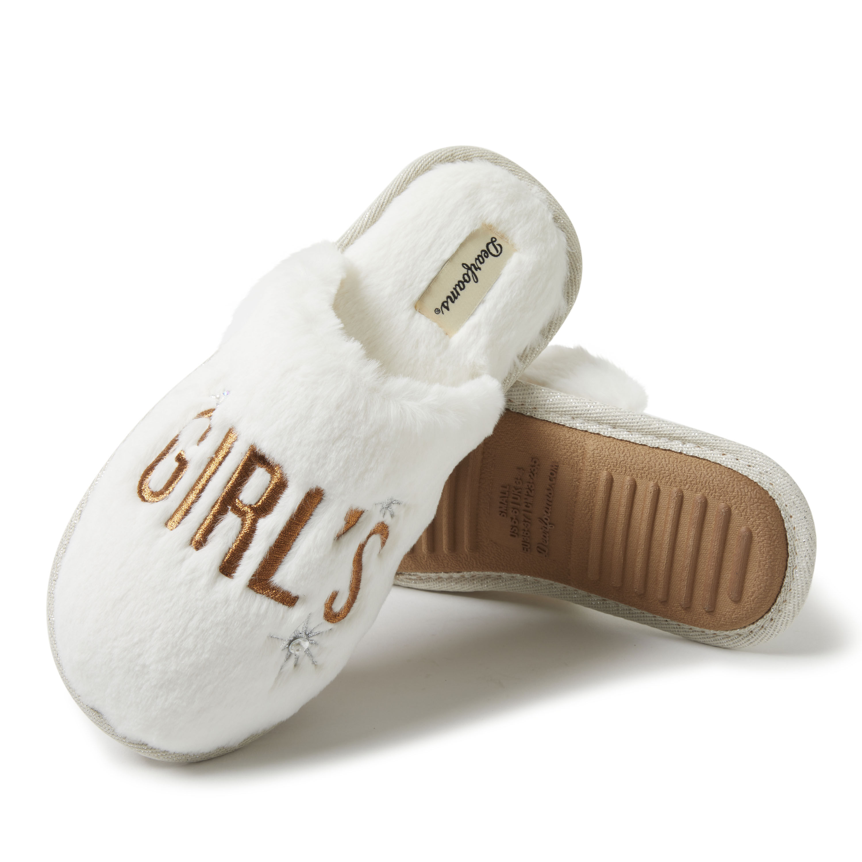 Girls dearfoam slippers sale