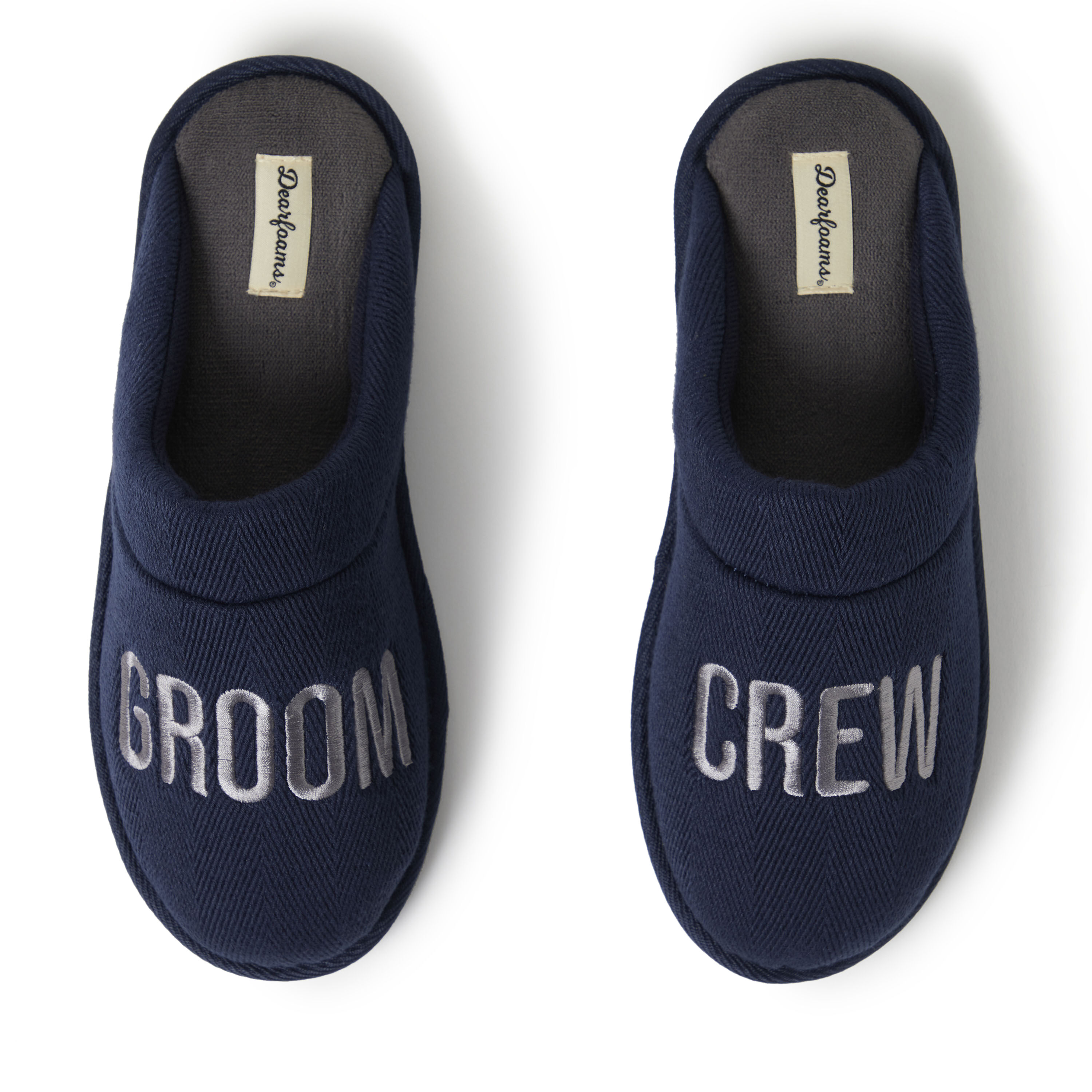 dearfoams Men's Wedding Slipper