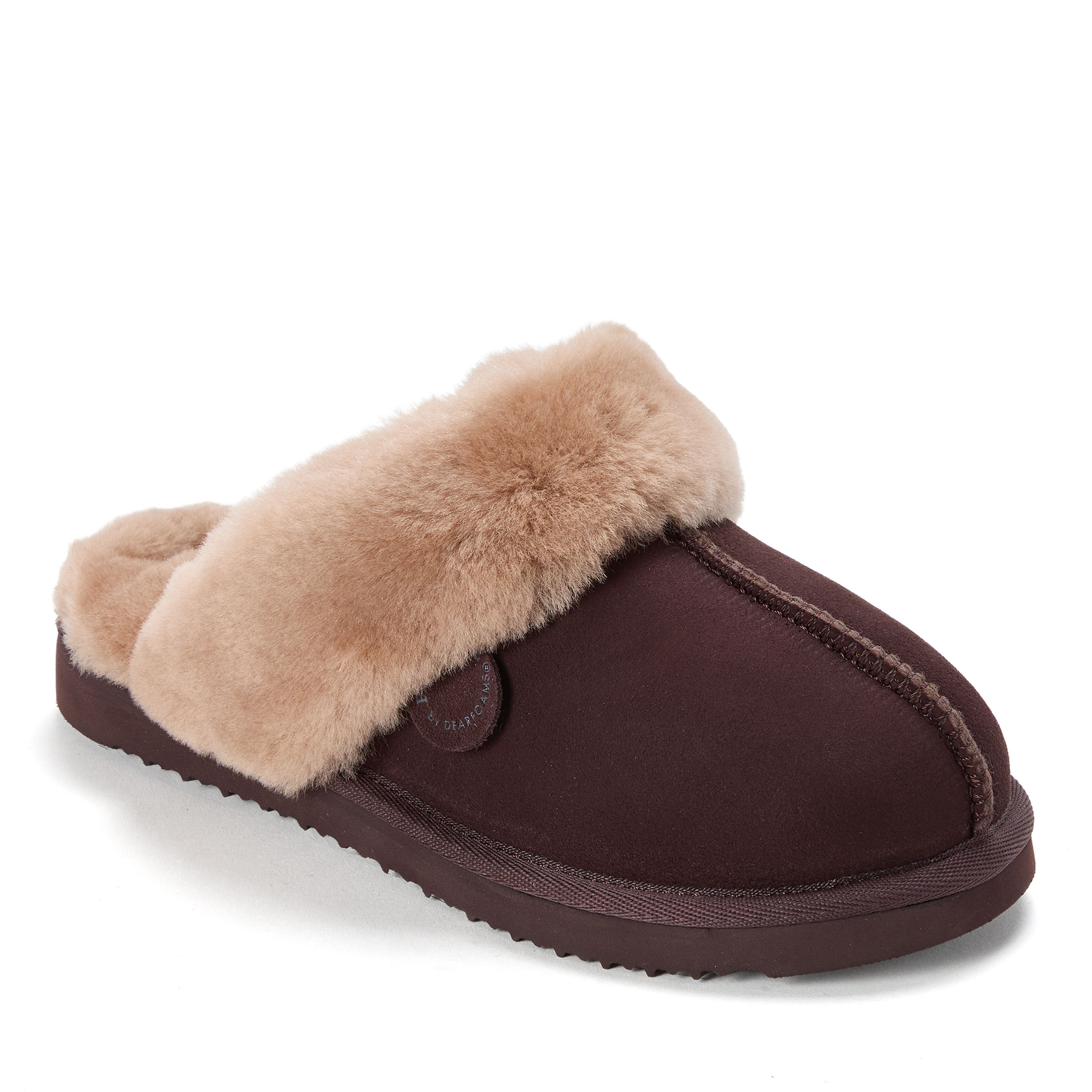 Women's Fireside by Dearfoams Sydney Genuine Shearling Scuff Slipper