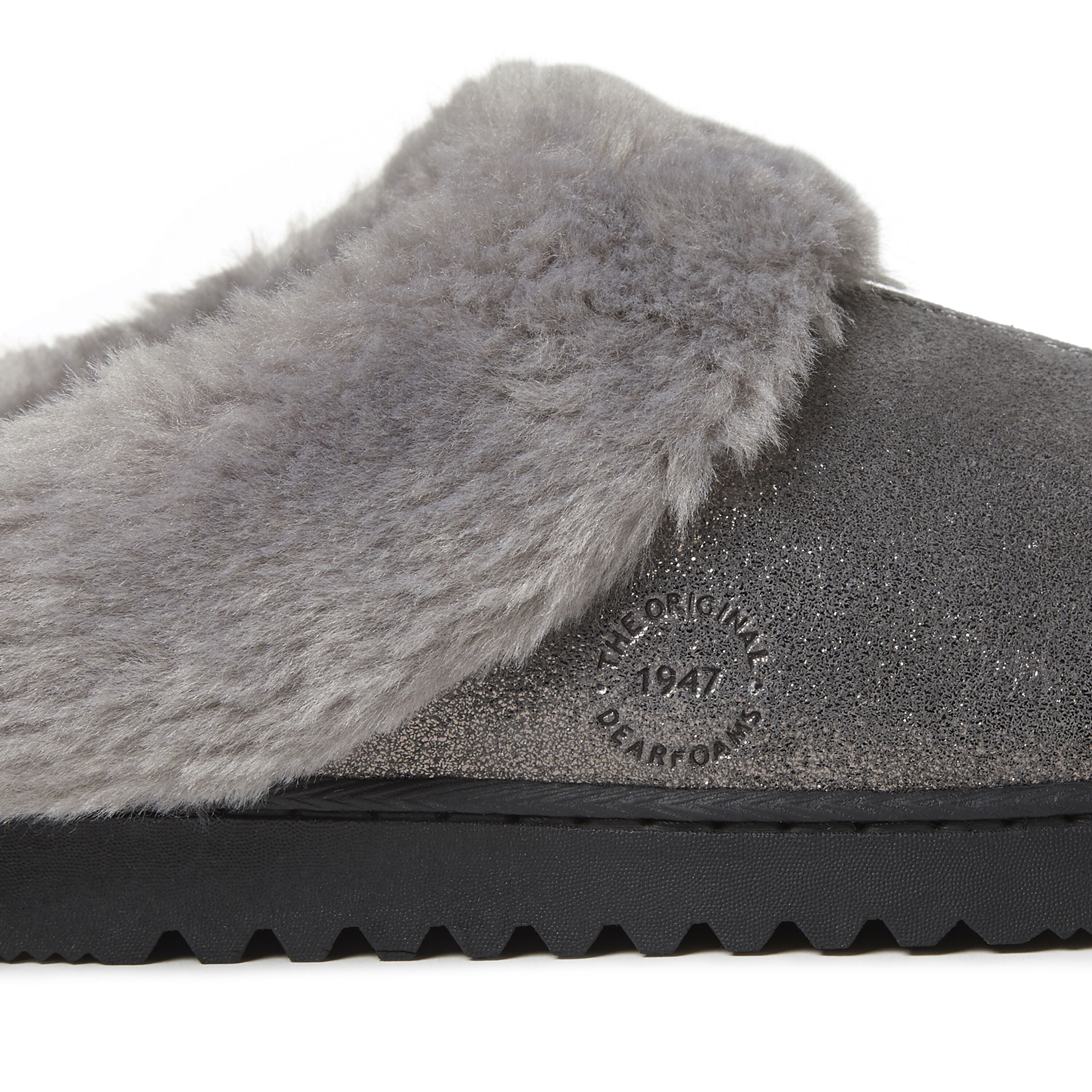 Women's Genuine Suede Closed Toe Scuff Slipper