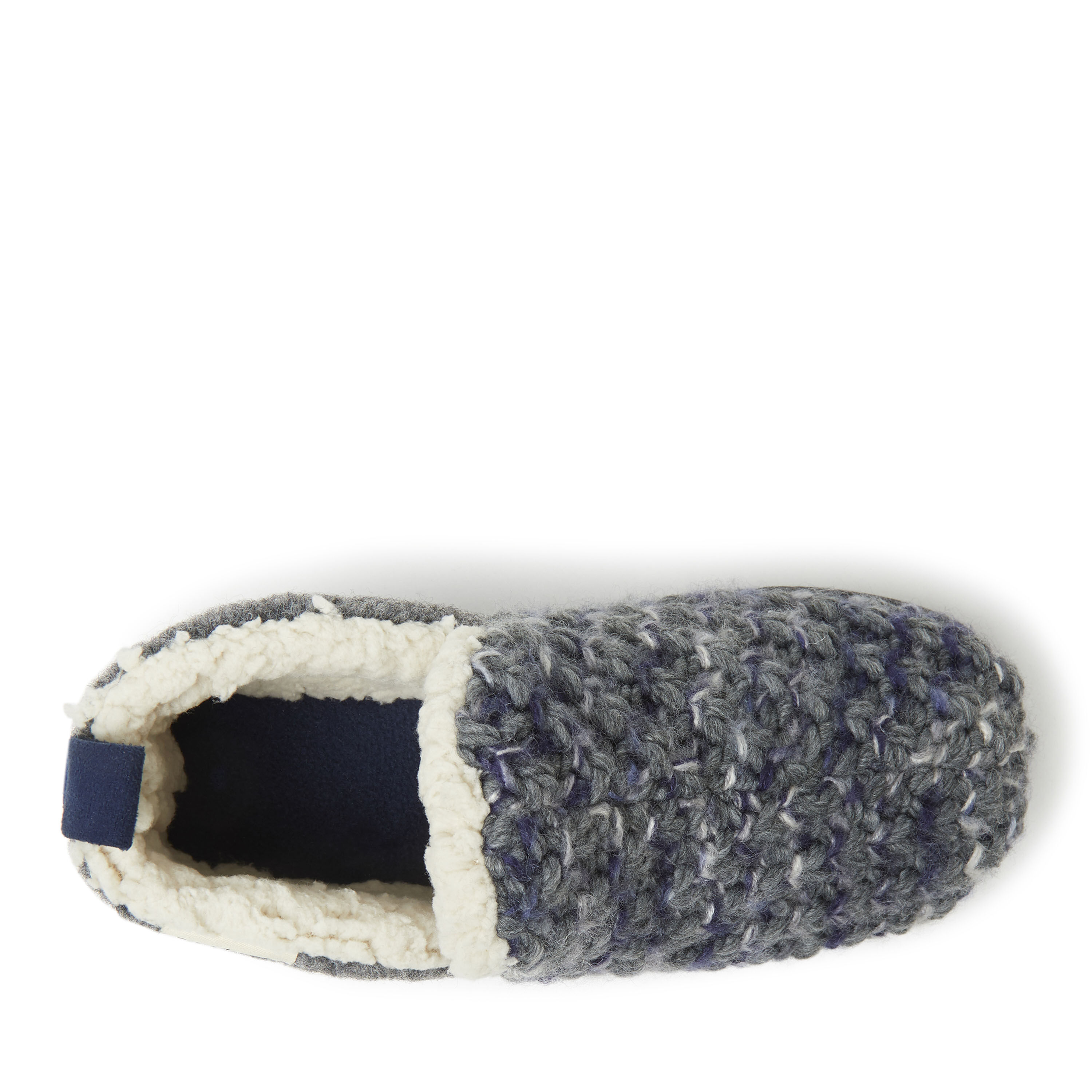 Women's Textured Knit and Microwool Bootie Slipper