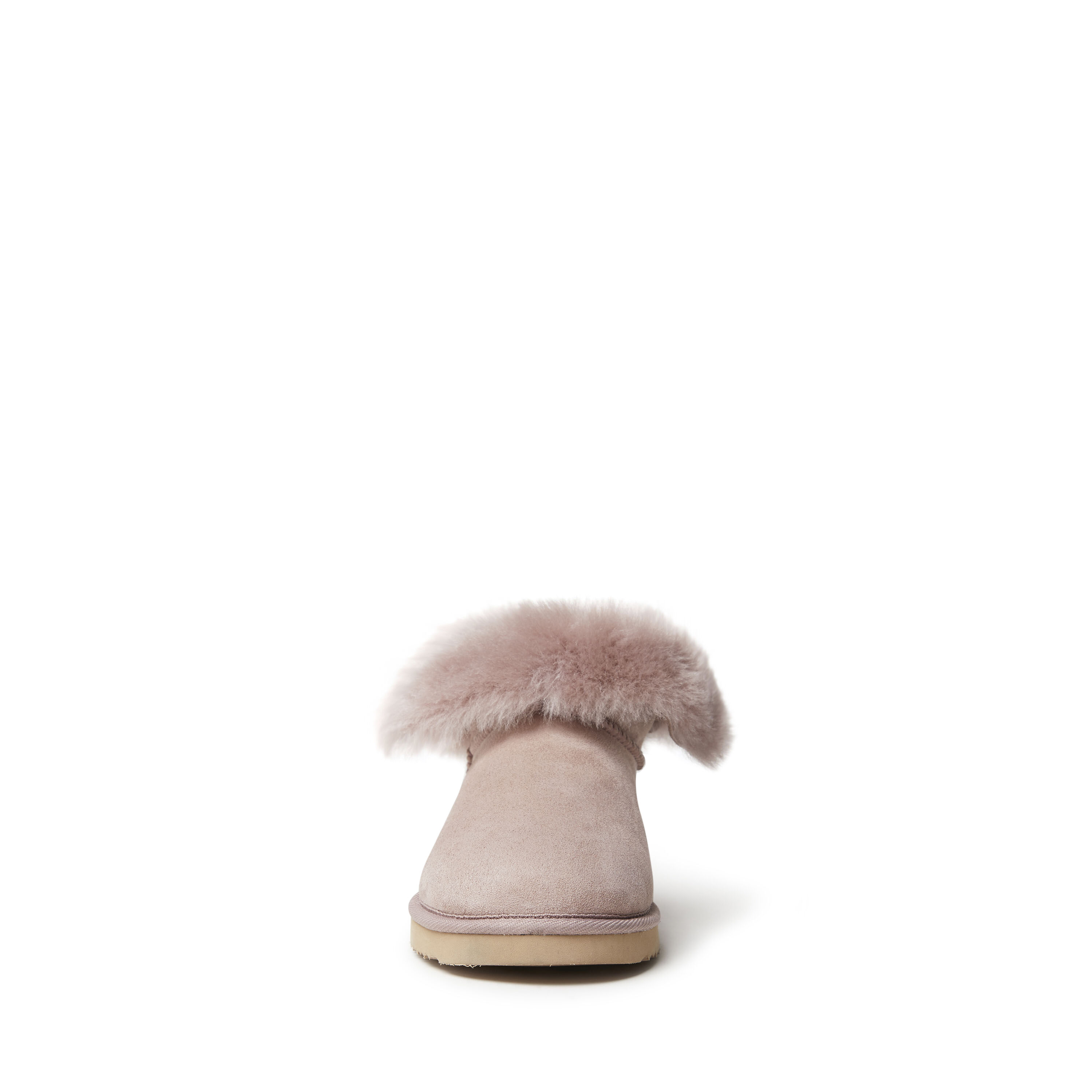 Women s Fireside by Dearfoams Perth Genuine Shearling Foldover