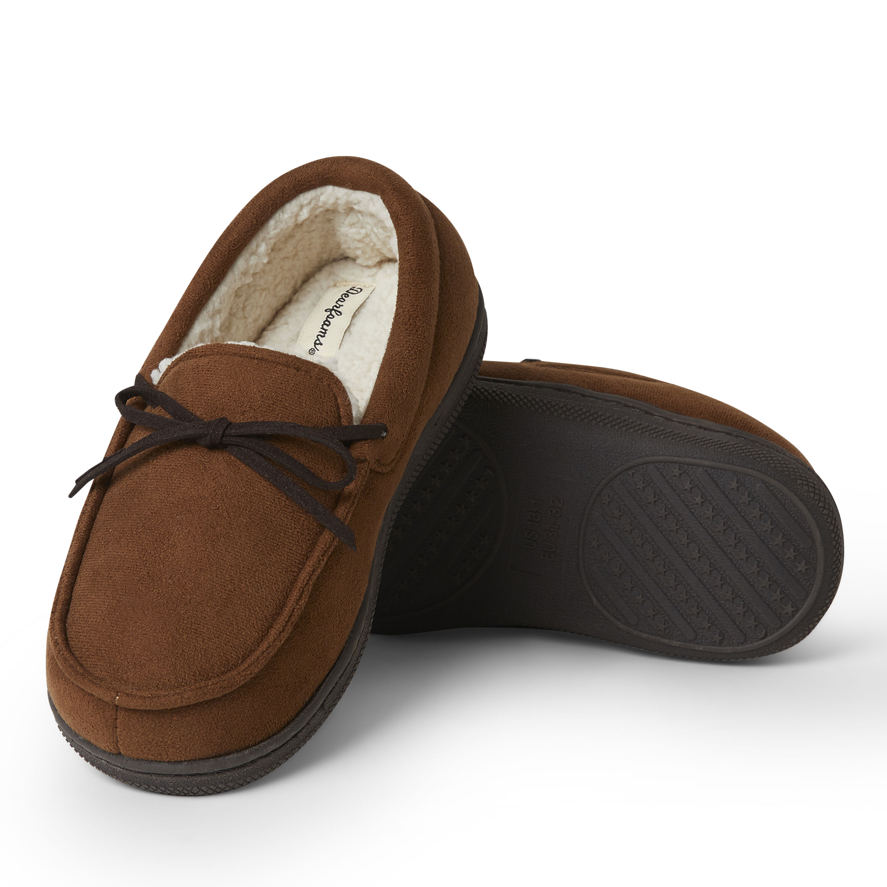 Kids Moccasin with Tie Slipper