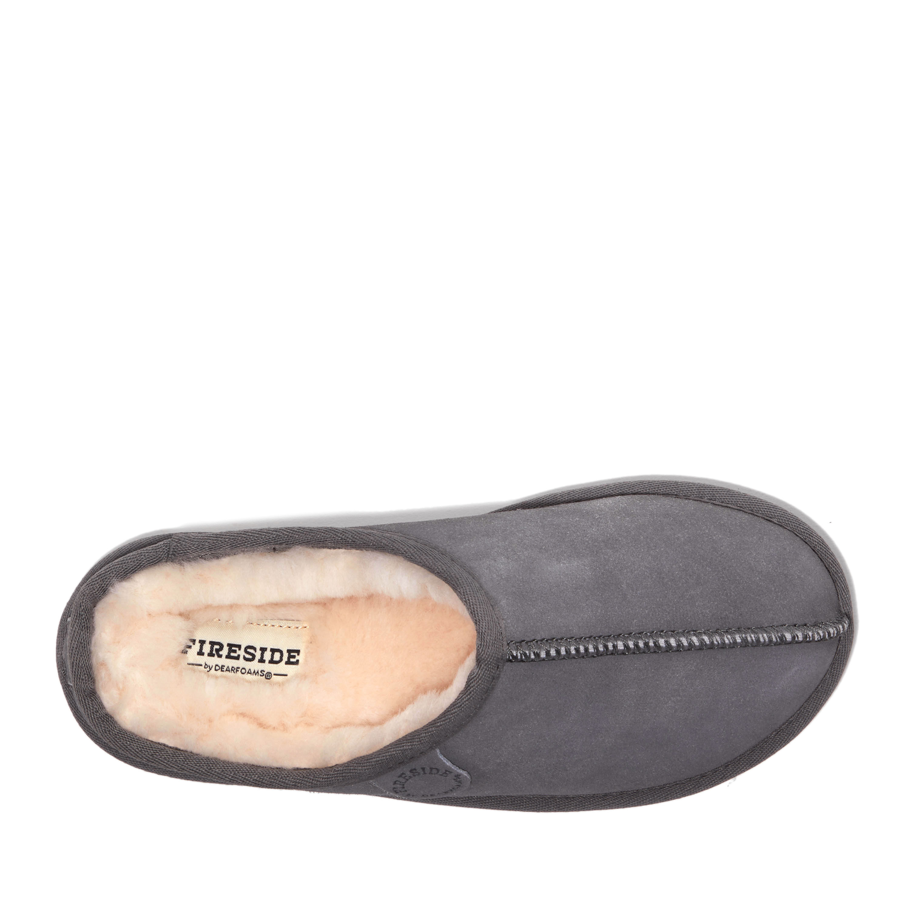 Women's Fireside by Dearfoams Greta Genuine Shearling Clog