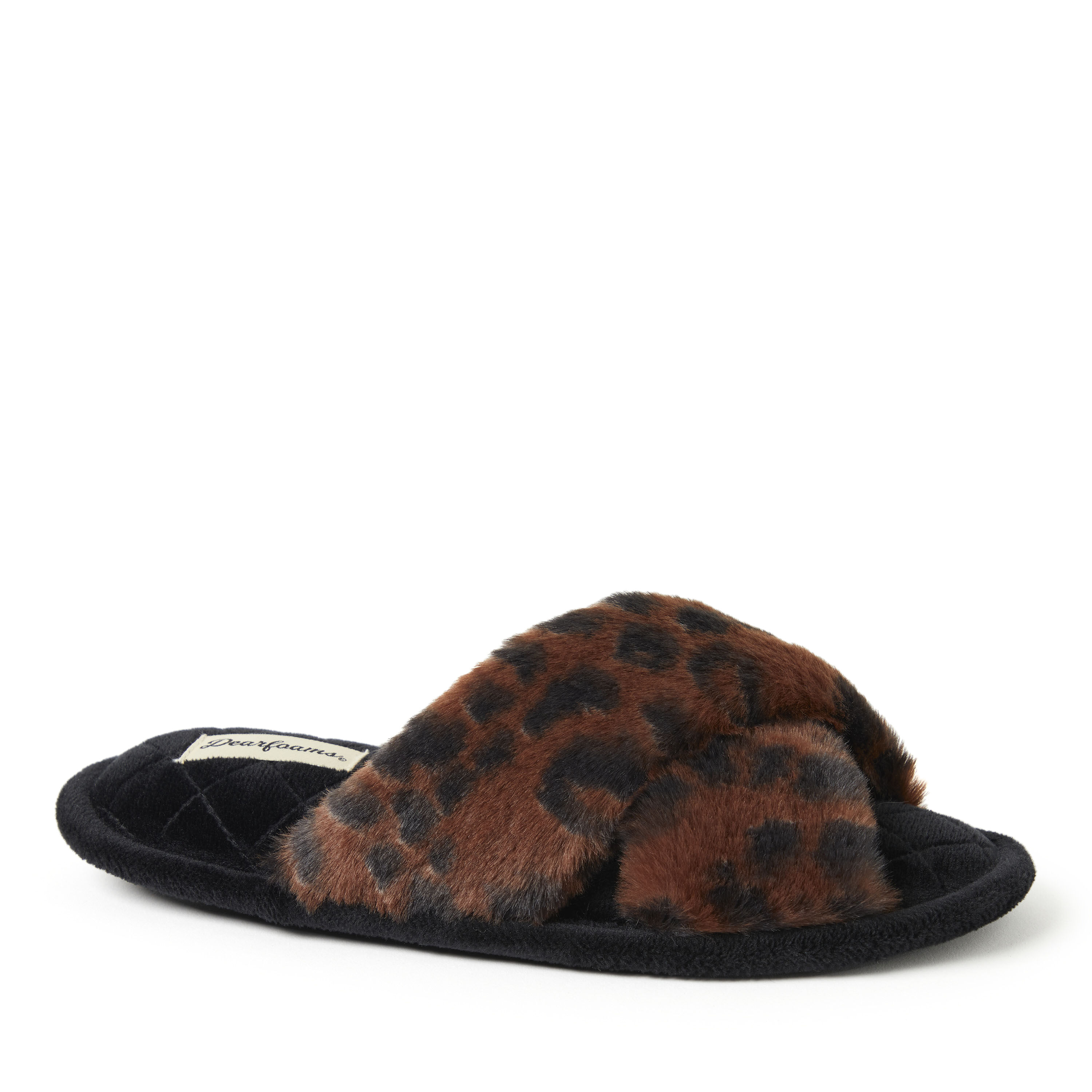 Women s Jessica Furry Crossband Slide Slipper