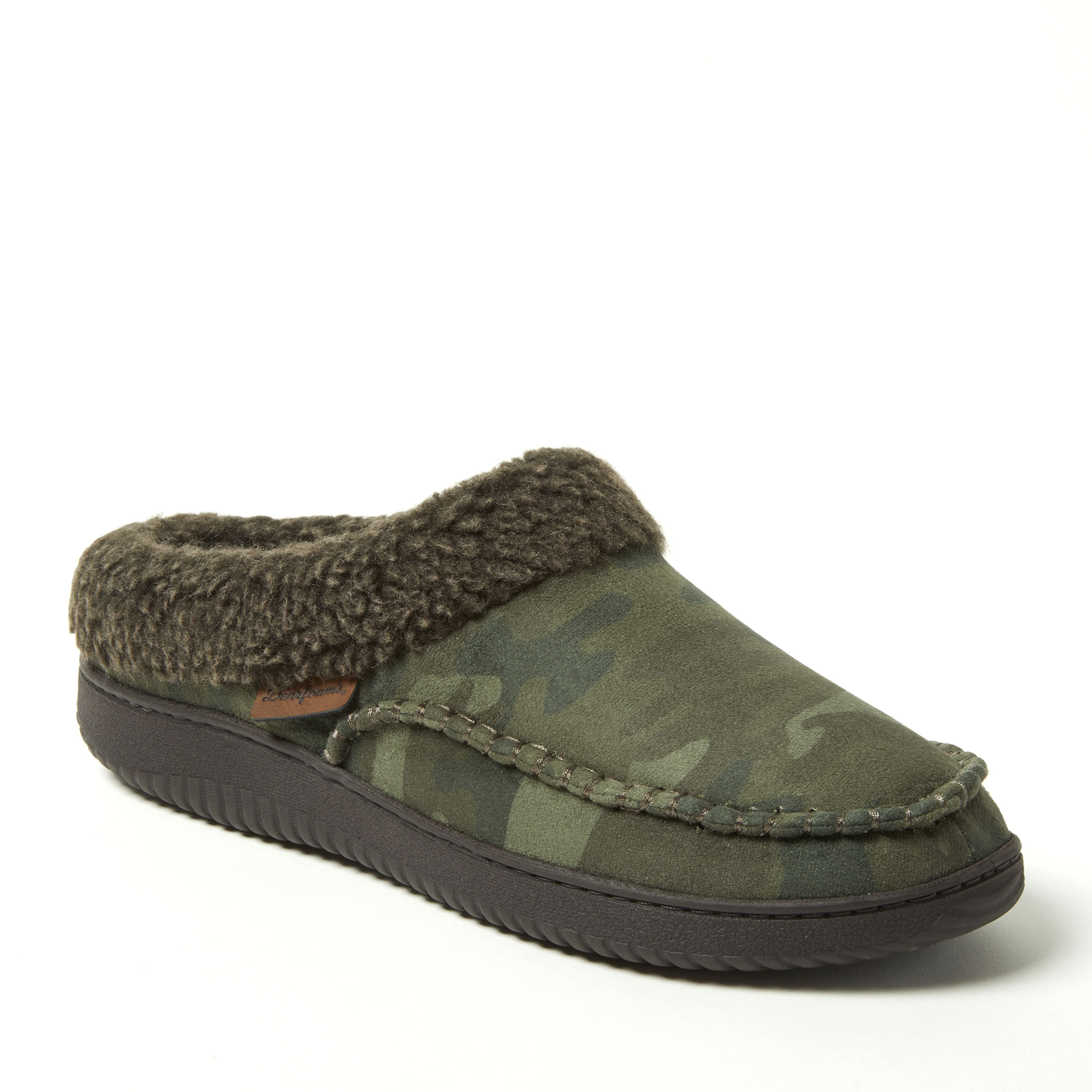 Dearfoams microsuede berber lined clog sales