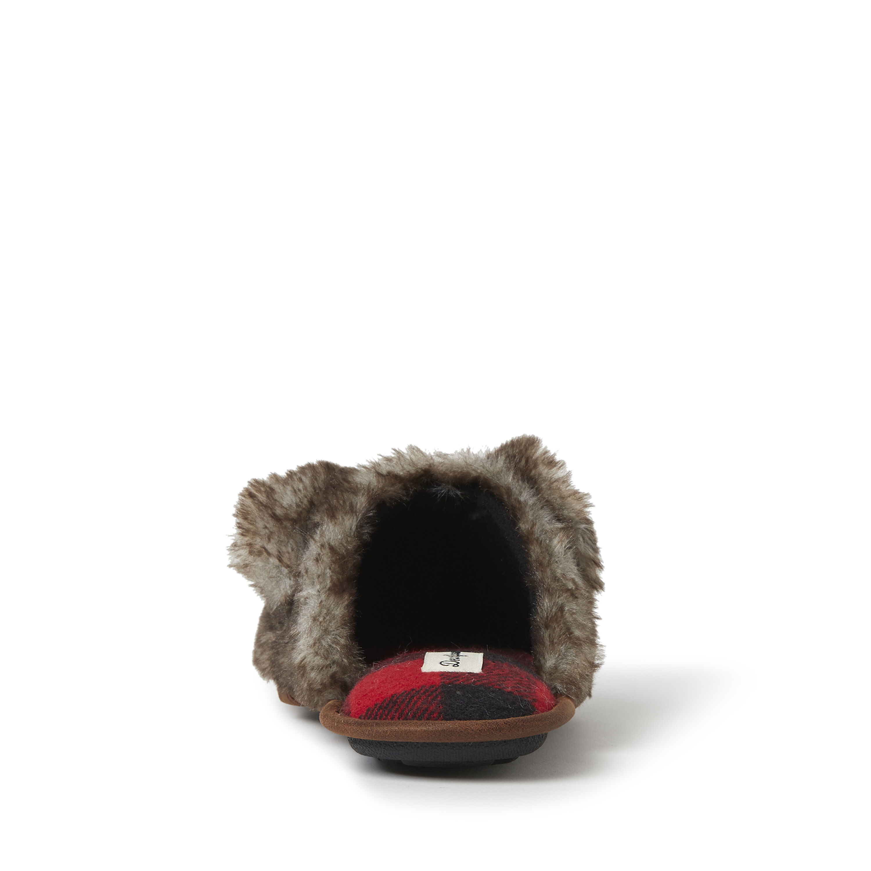 Women's Furry Auntie or Big Sis Bear Scuff Slipper