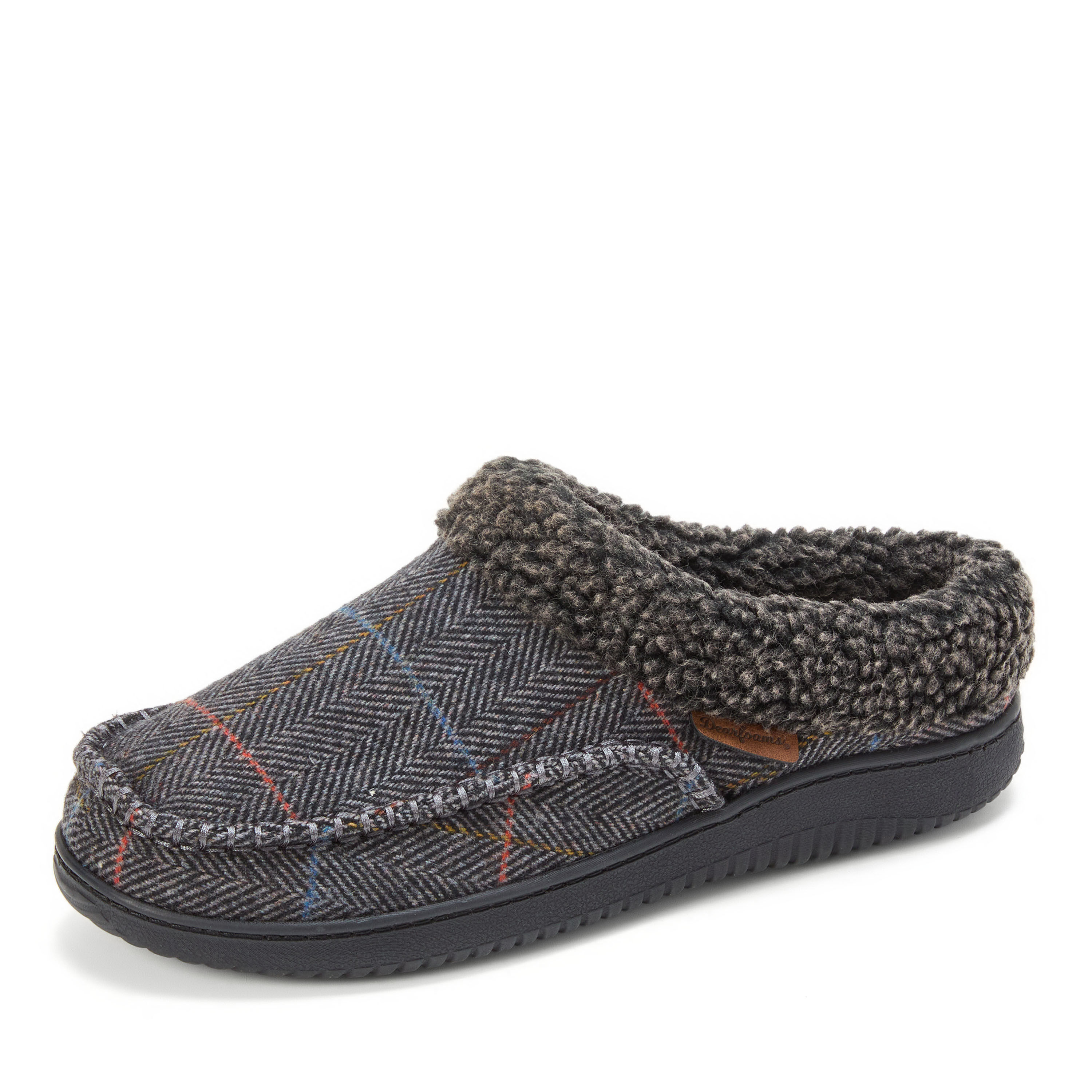 Men's Marshall Microsuede Moc Toe Clog With Berber Cuff