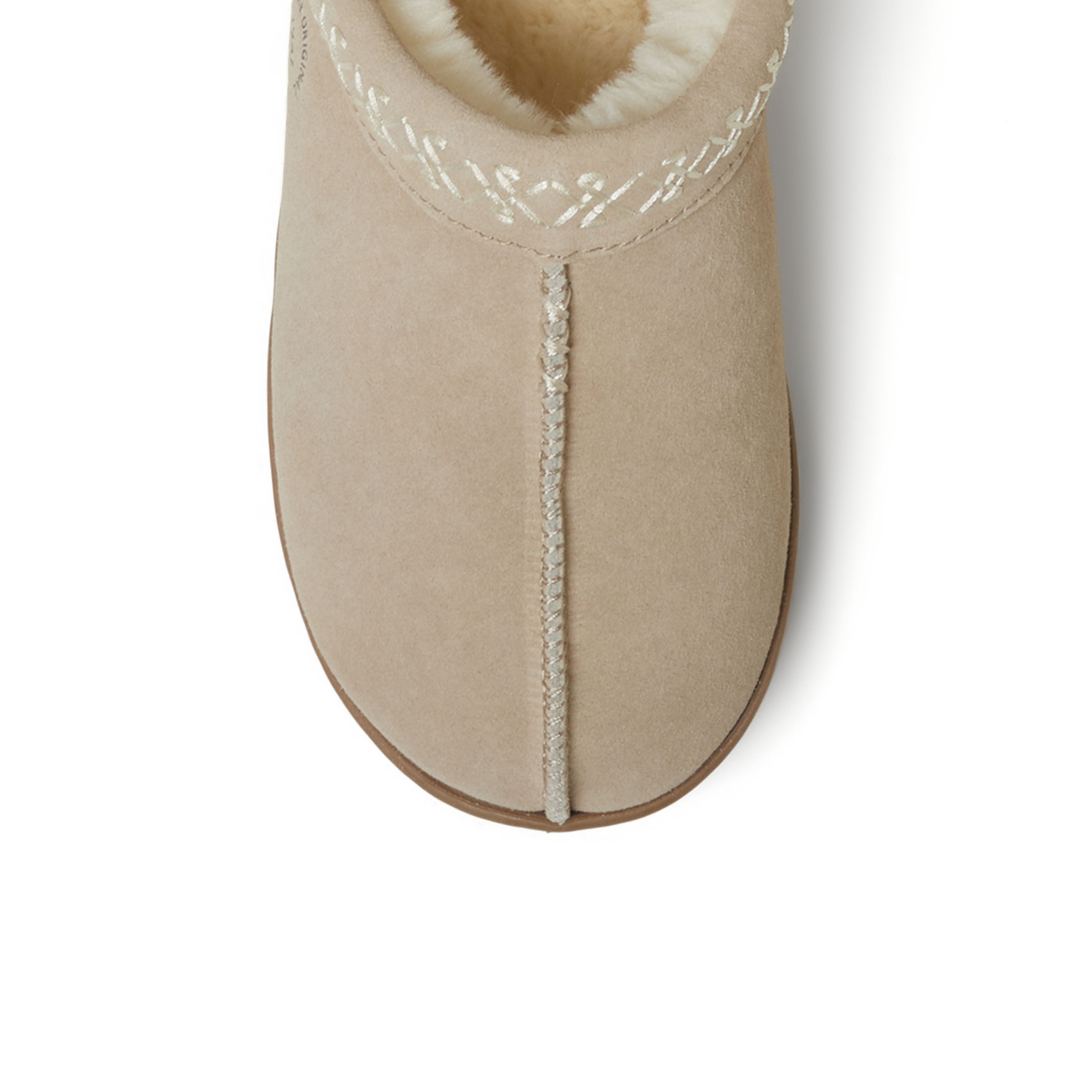 Women's Doreen Genuine Suede Clog with Embroidery