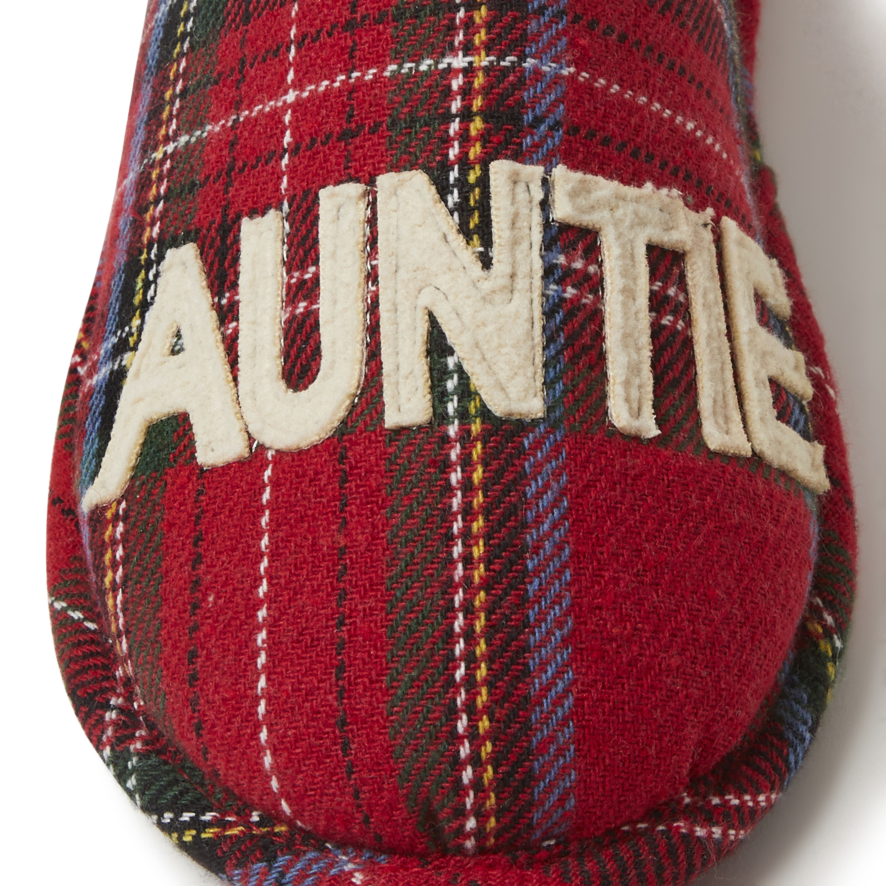 Women's Auntie Bear Plaid Clog