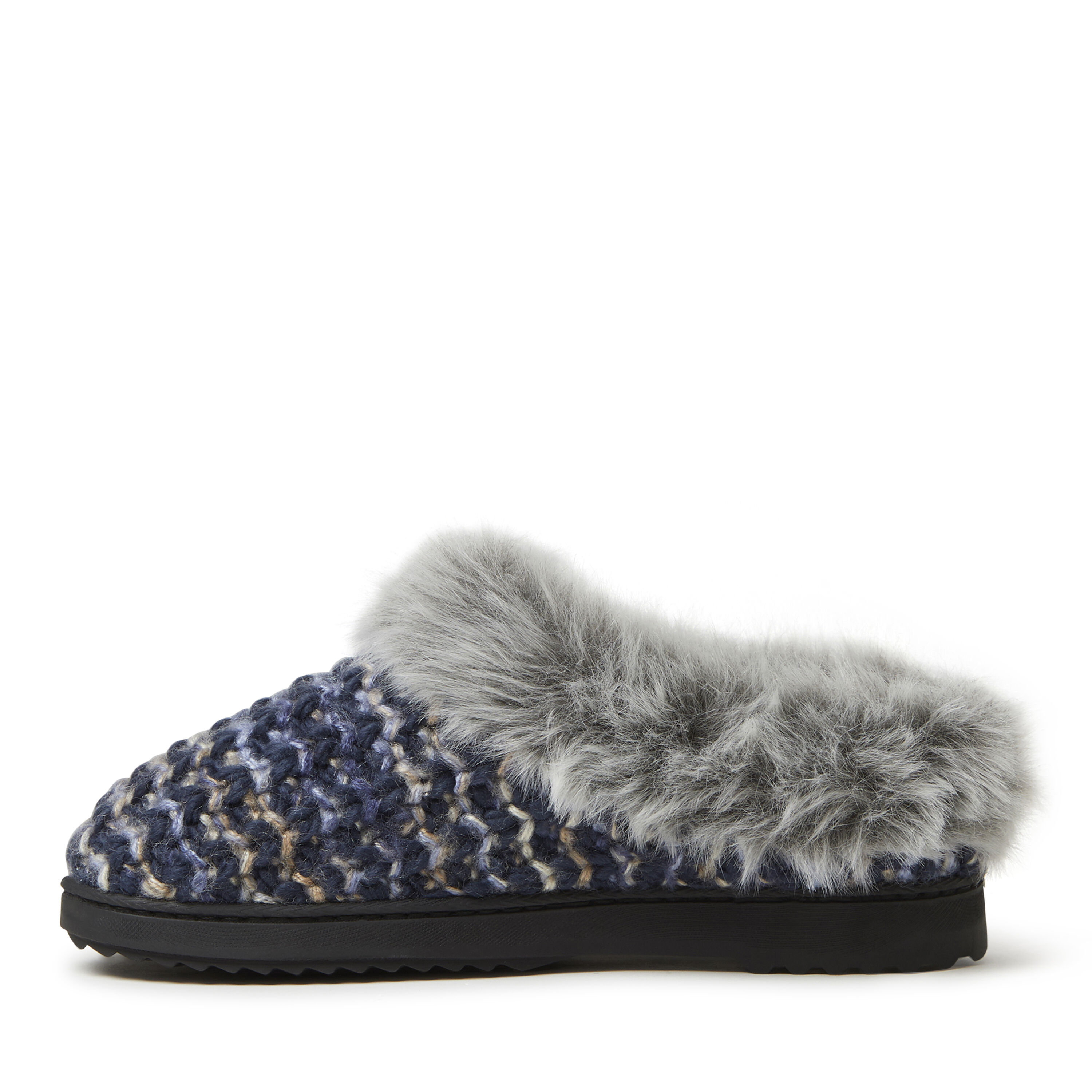 Dearfoams chenille on sale womens clog slippers