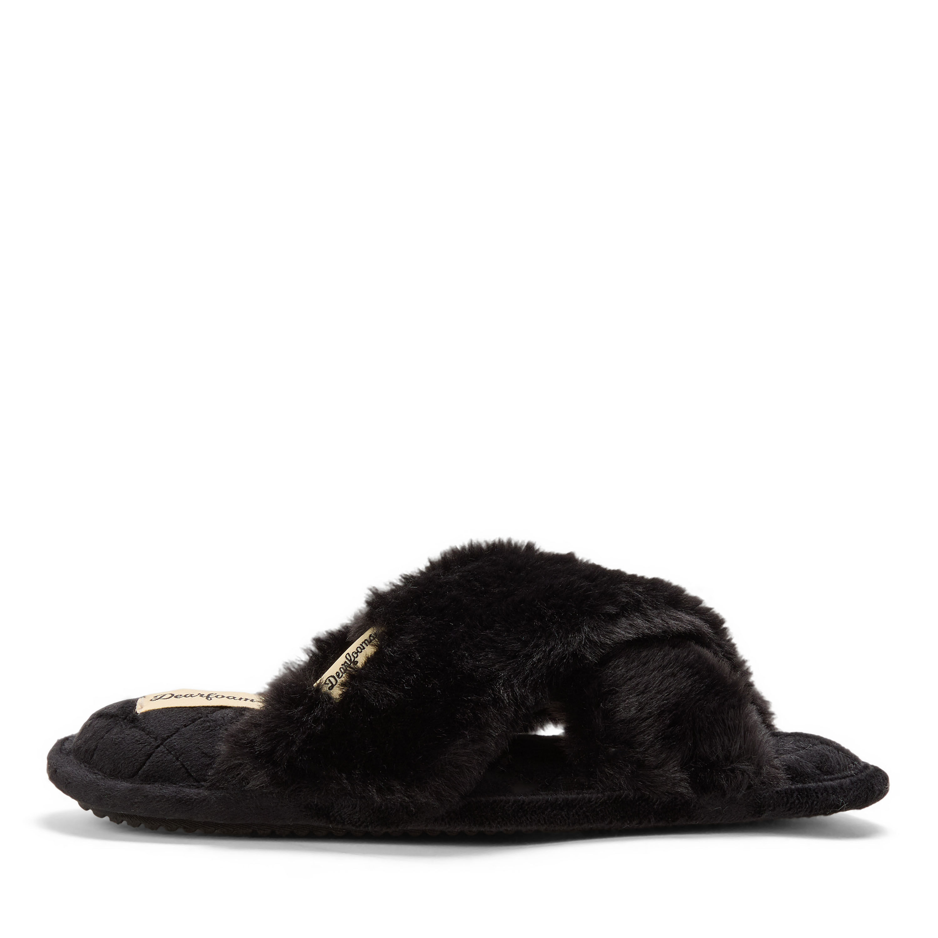 Women's Jessica Furry Crossband Slide Slipper