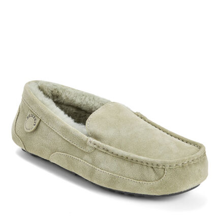 Men's Fireside by Dearfoams Melbourne Genuine Shearling Moccasin Slipper
