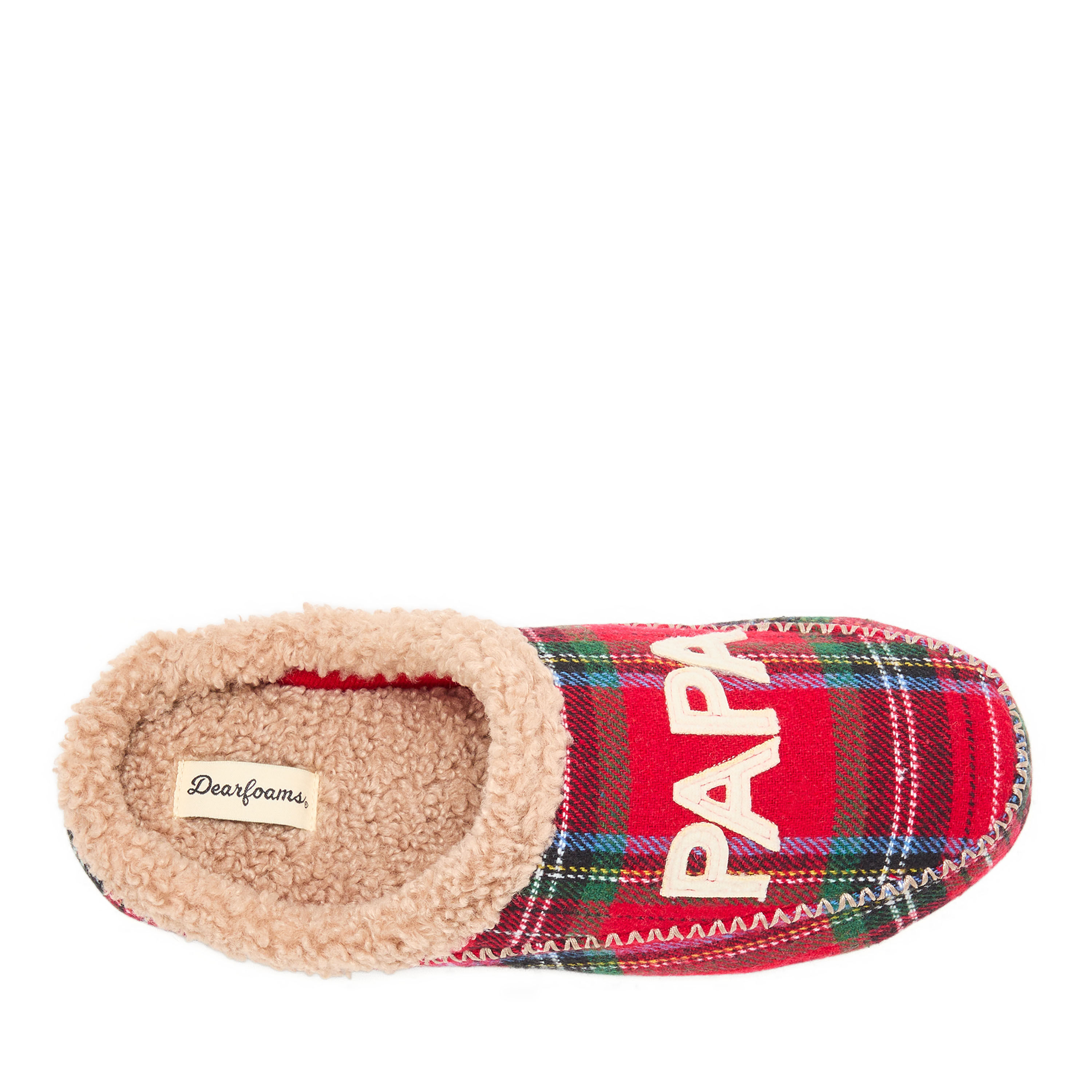 Men's Papa Bear Plaid Clog