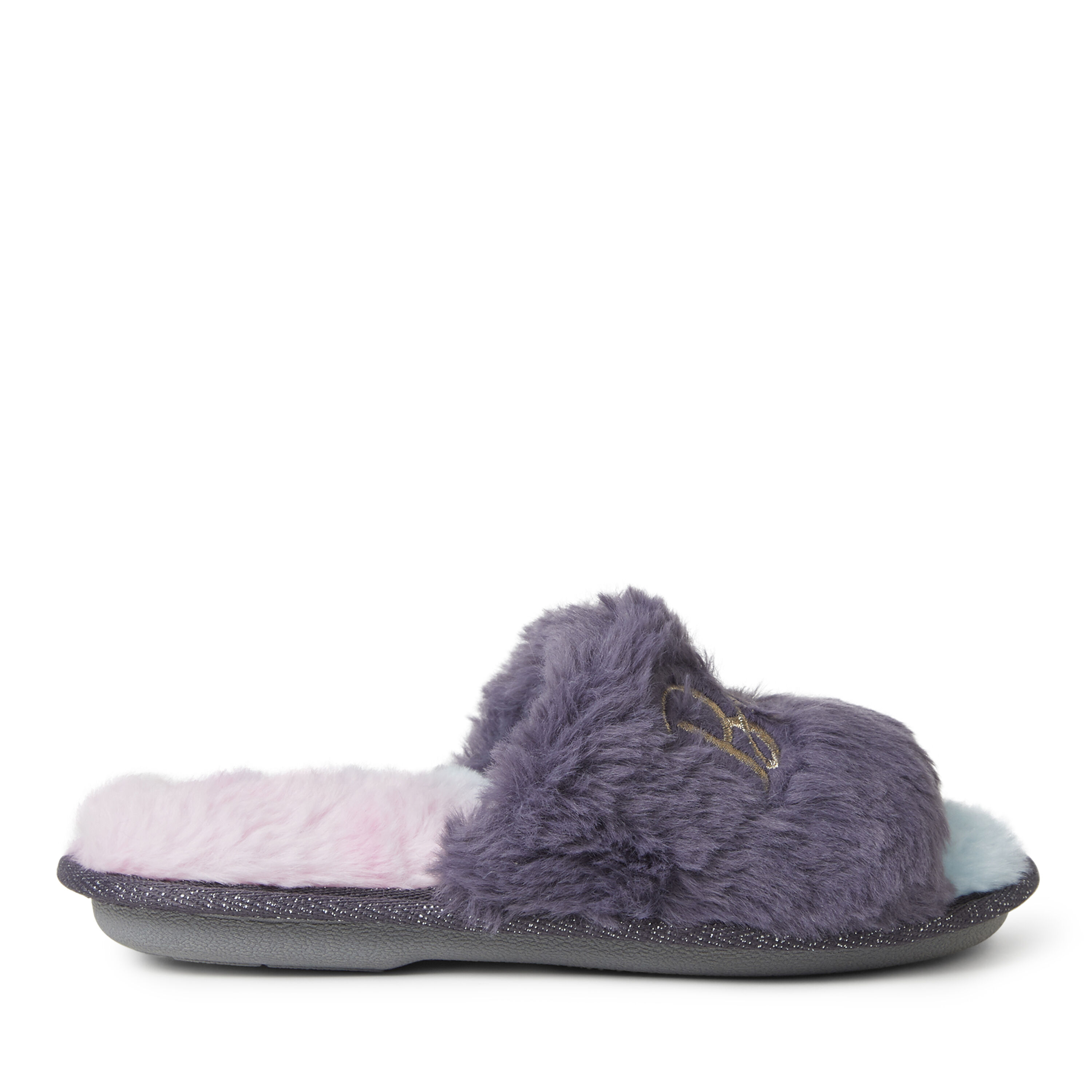 Kids Lana Slide with Slogan Slipper