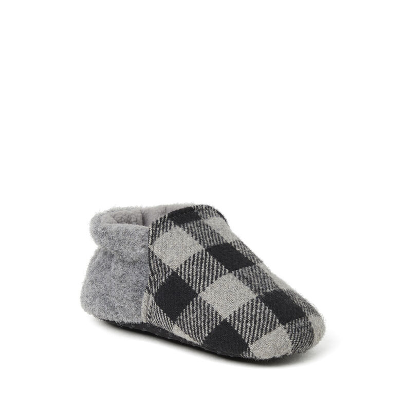 Baby Emerson Woven Plaid Closed Back Slipper
