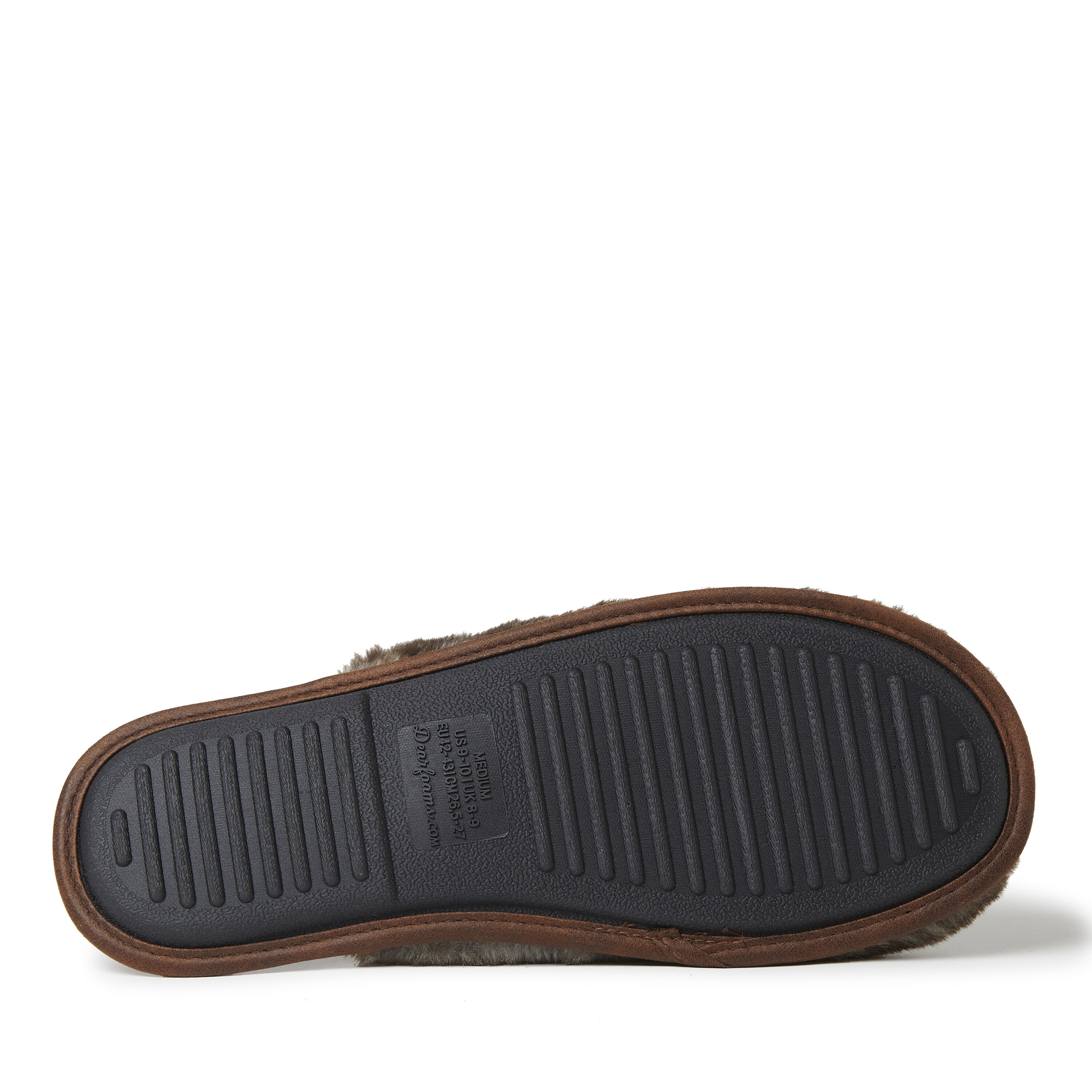 Men's Furry Papa Bear Scuff Slipper