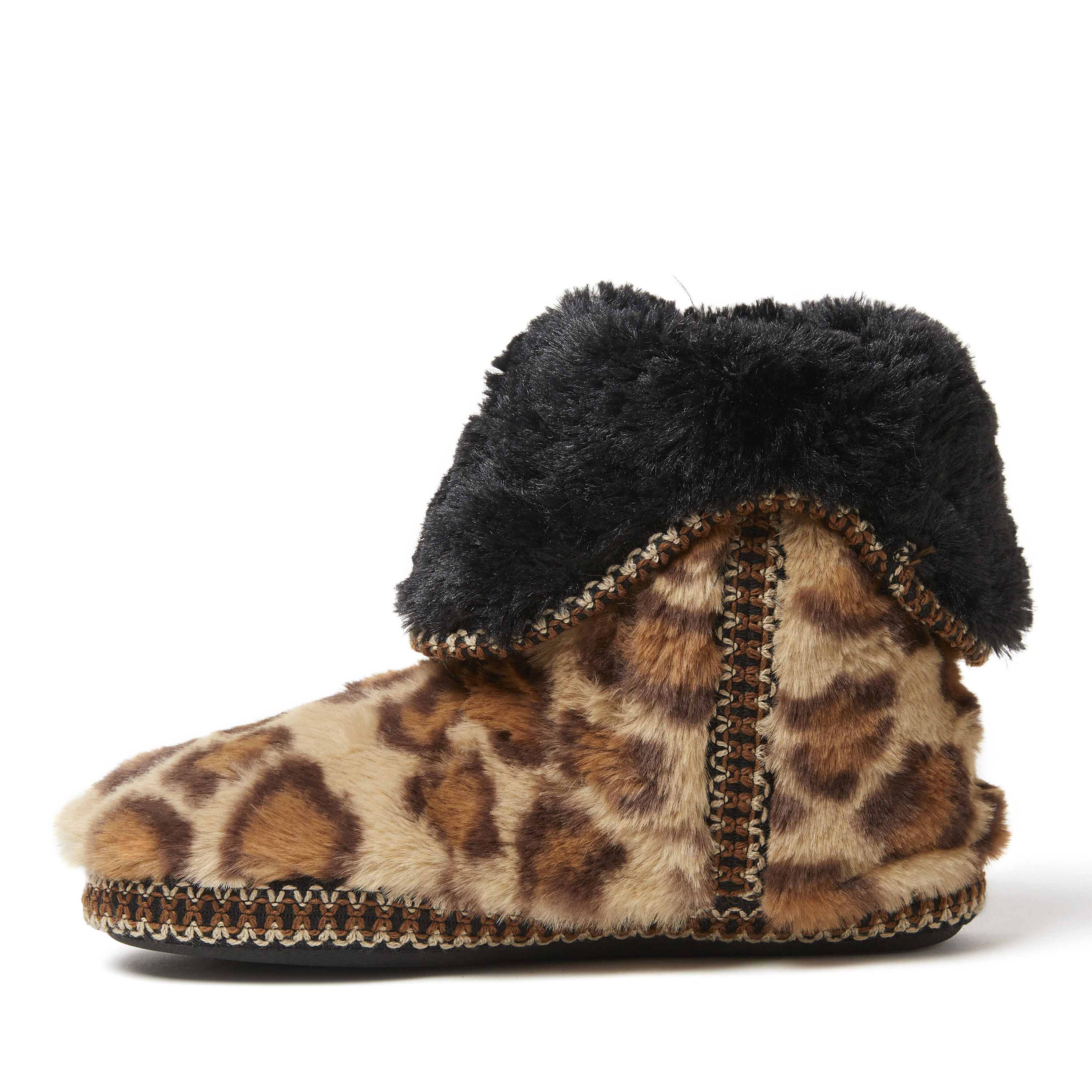 Women's beth furry hotsell foldover boot slipper