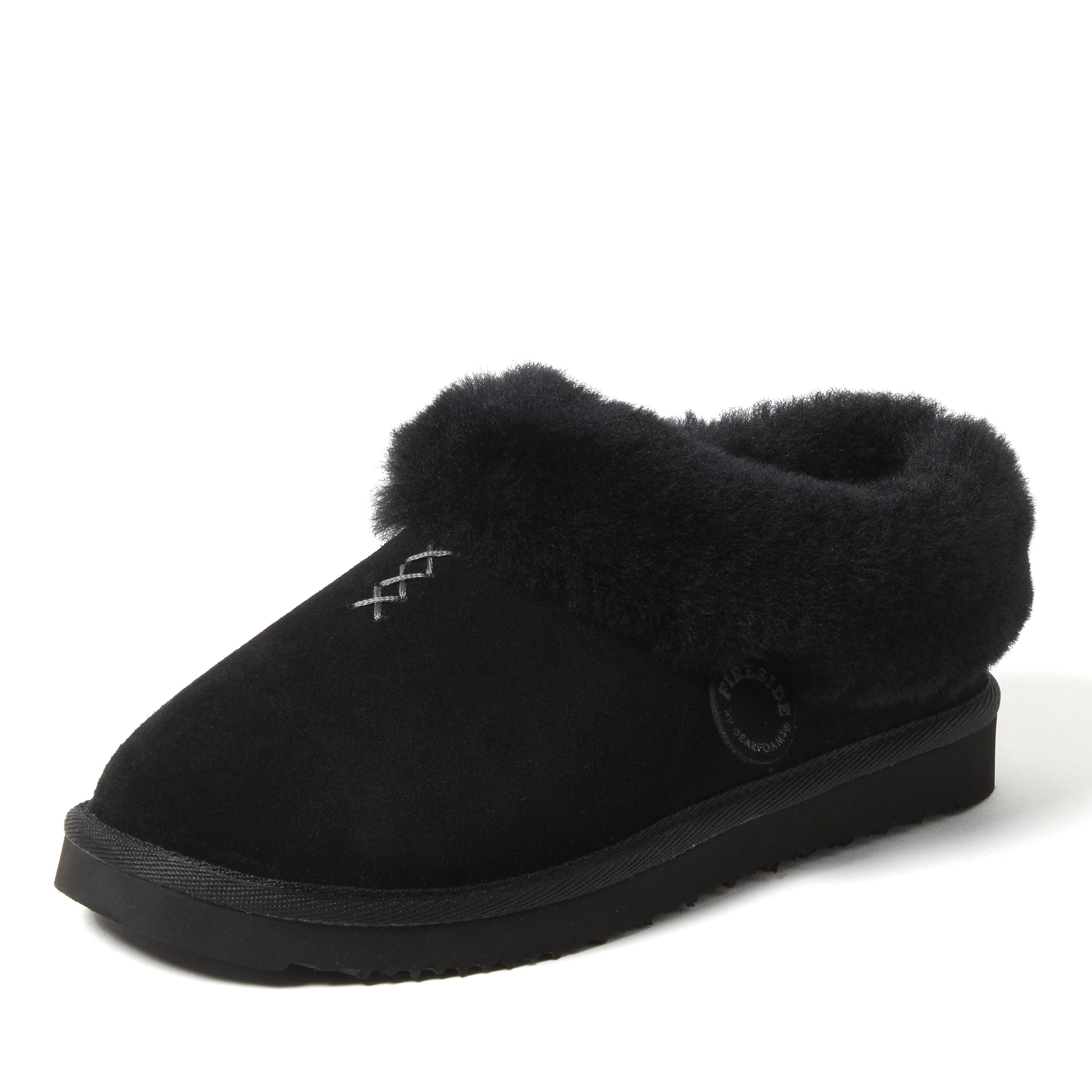 Women's Fireside by Dearfoams Adelaide Genuine Shearling Clog Slipper - Water Resistant