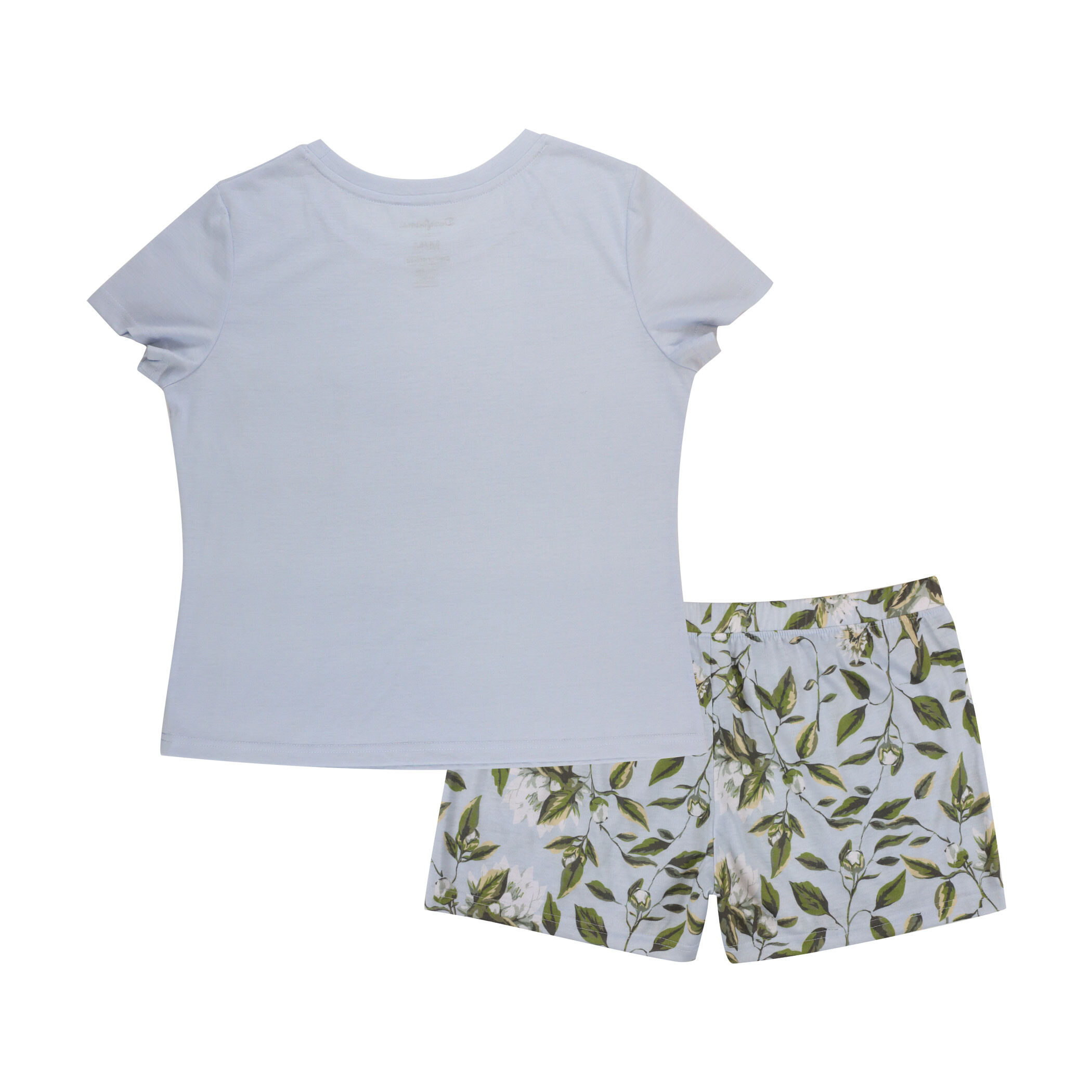 Women's Blue Floral Short Pj Set