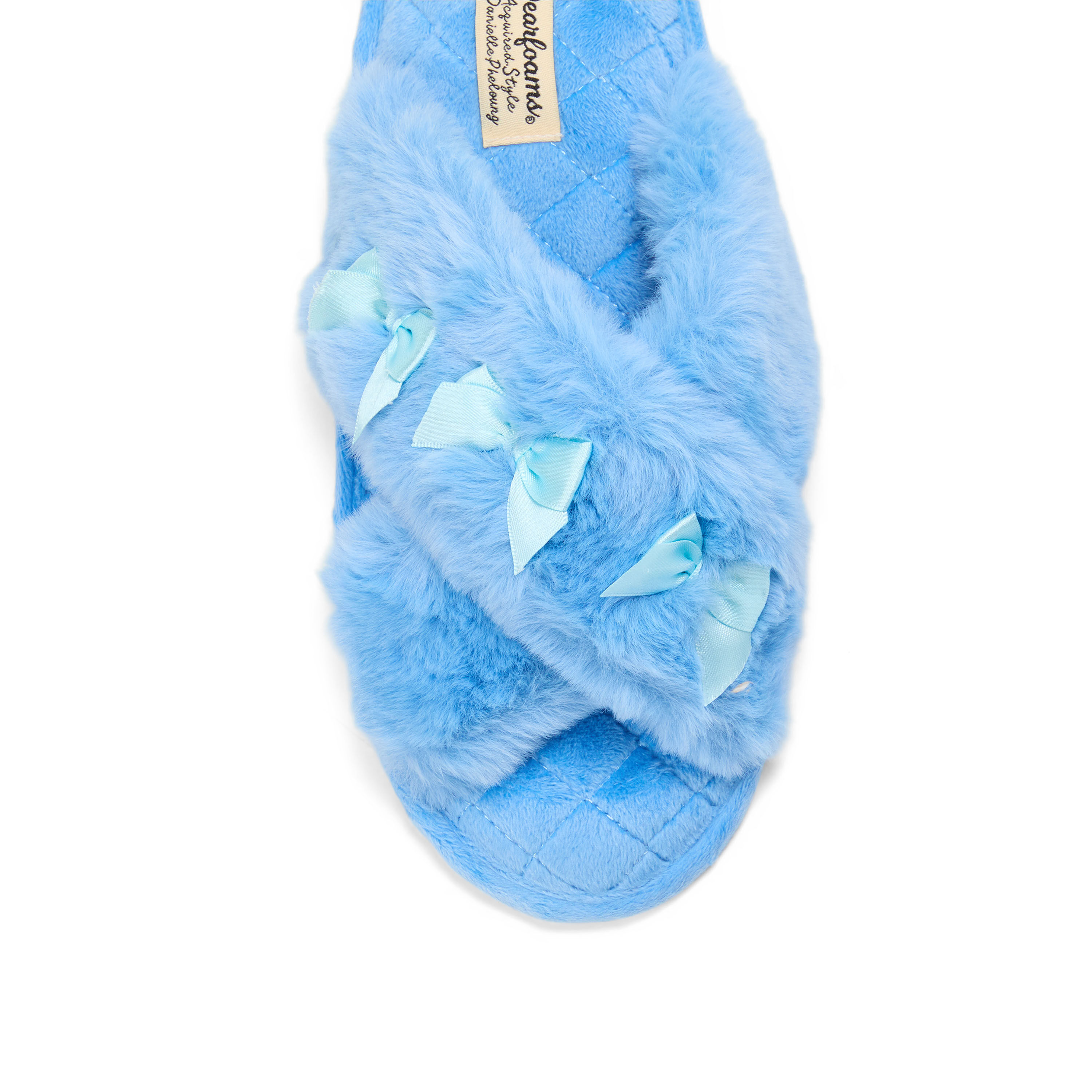 Women's Jessica Furry Crossband Slide Slipper