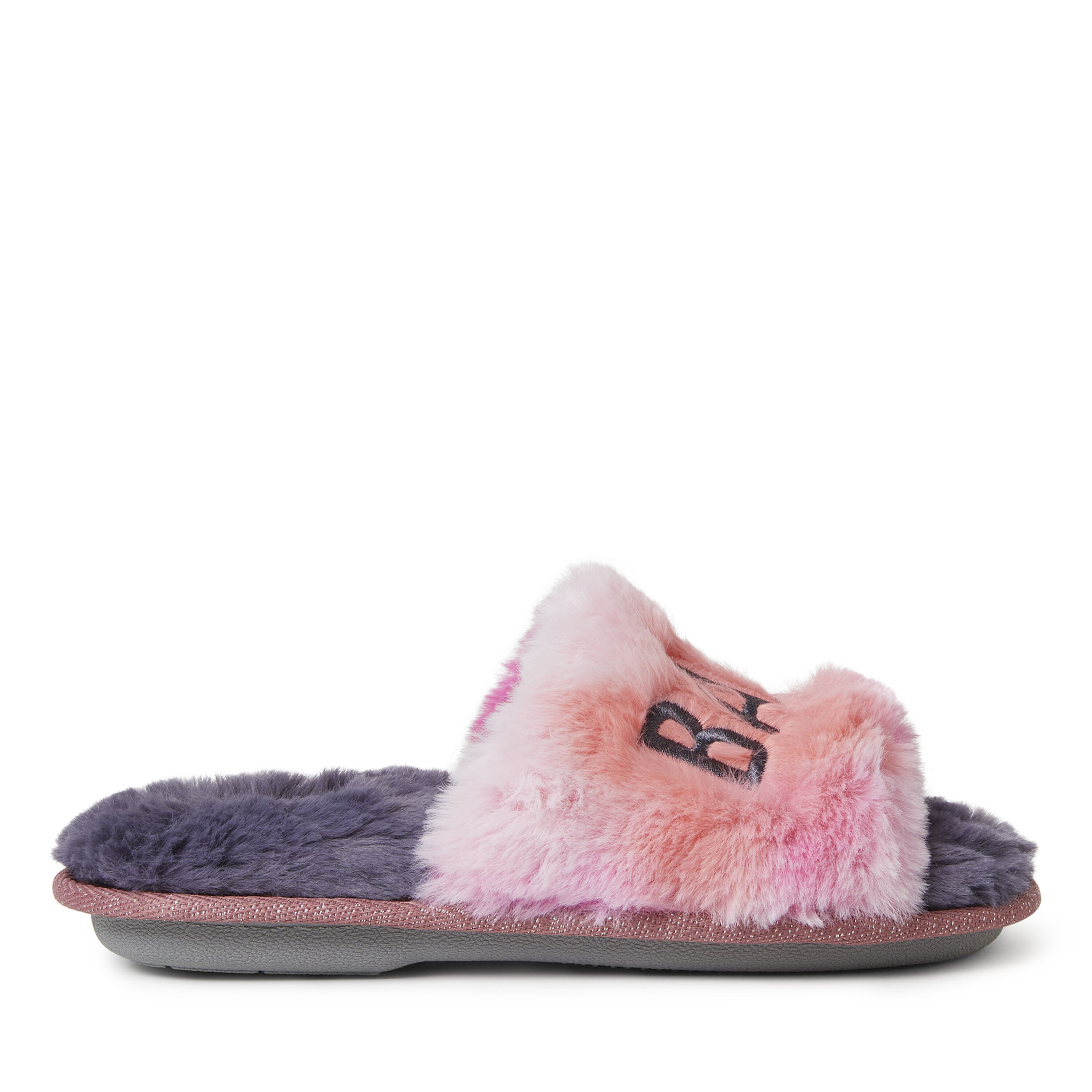 Kids Lana Slide with Slogan Slipper