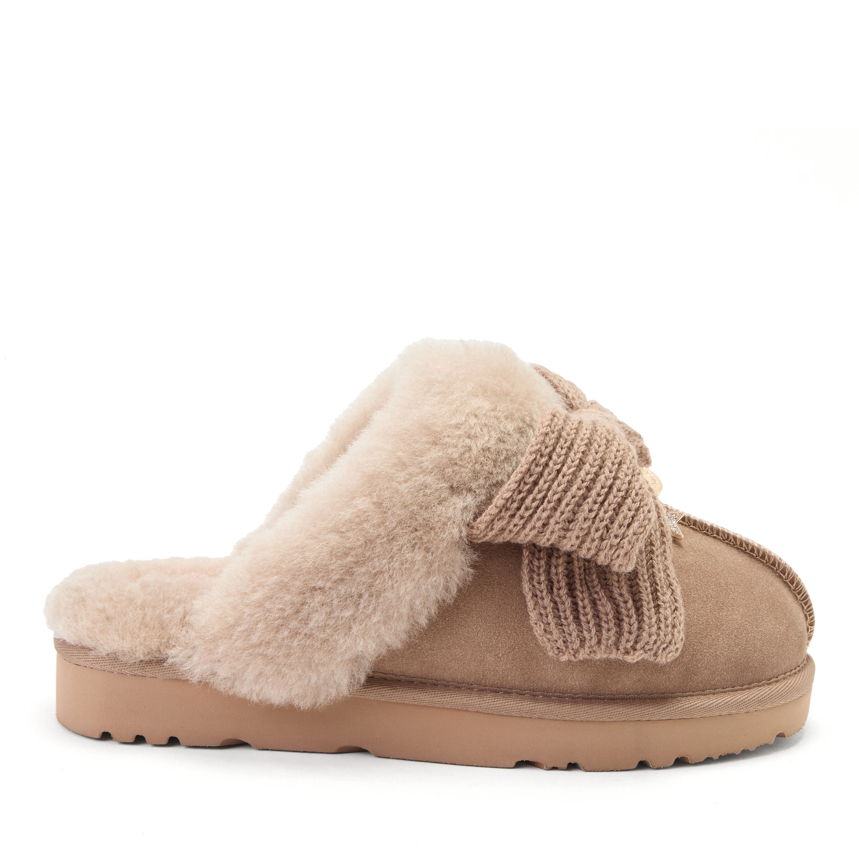 Daniella Karagach&rsquo;s Women's Fireside Suede Shearling Scuff