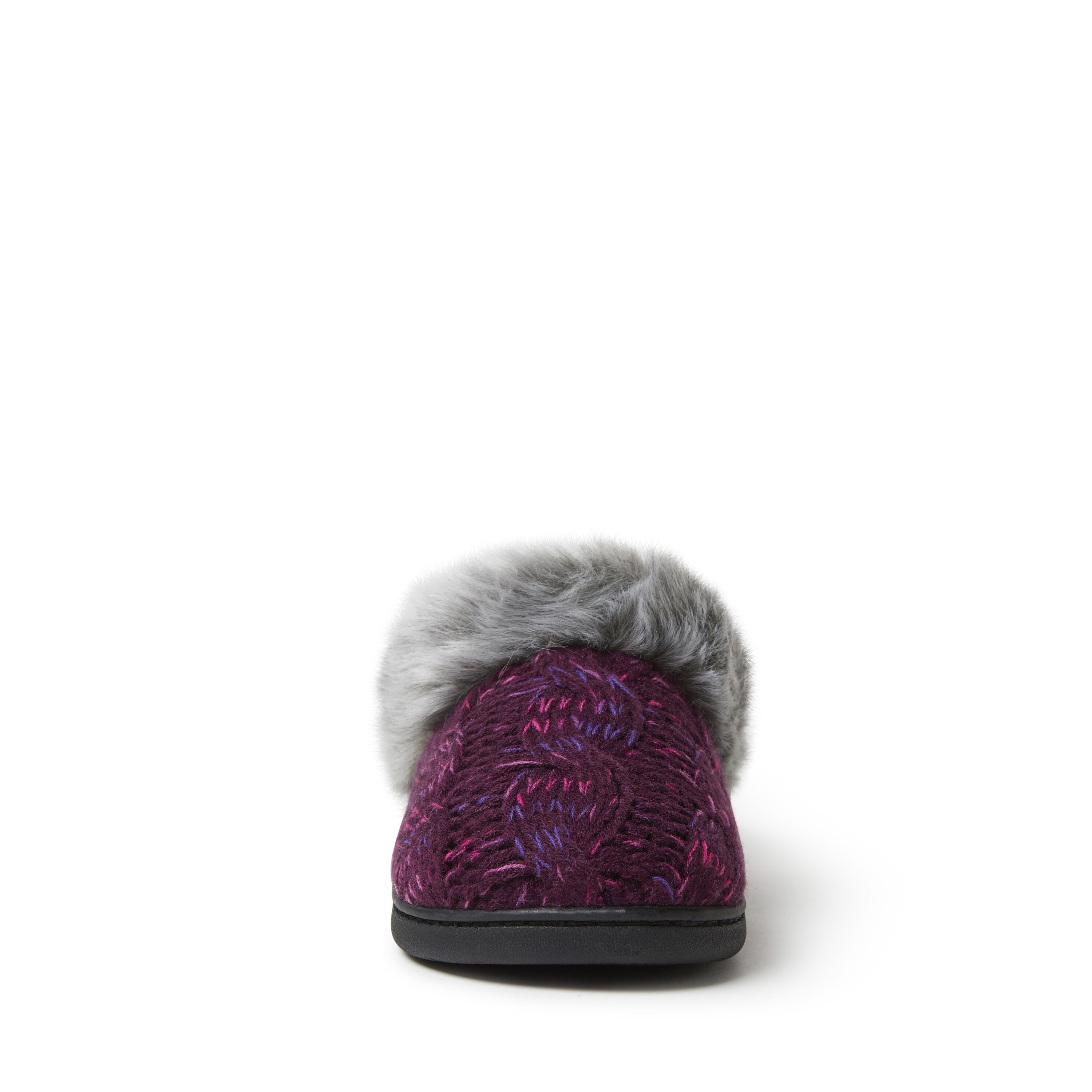 Dearfoam cable knit on sale slippers