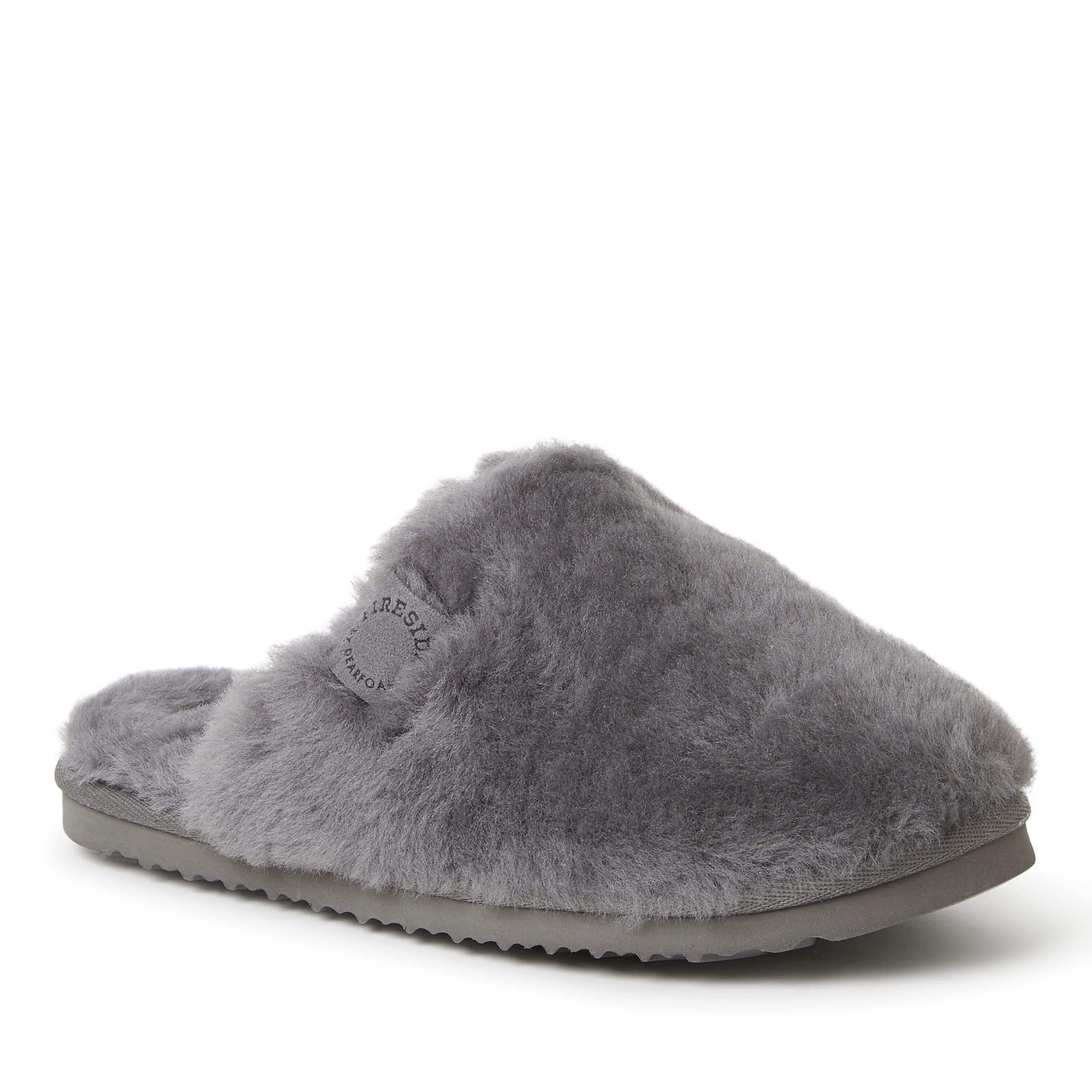 Women's  Fireside By Dearfoams Shelly Beach Genuine Shearling Scuff