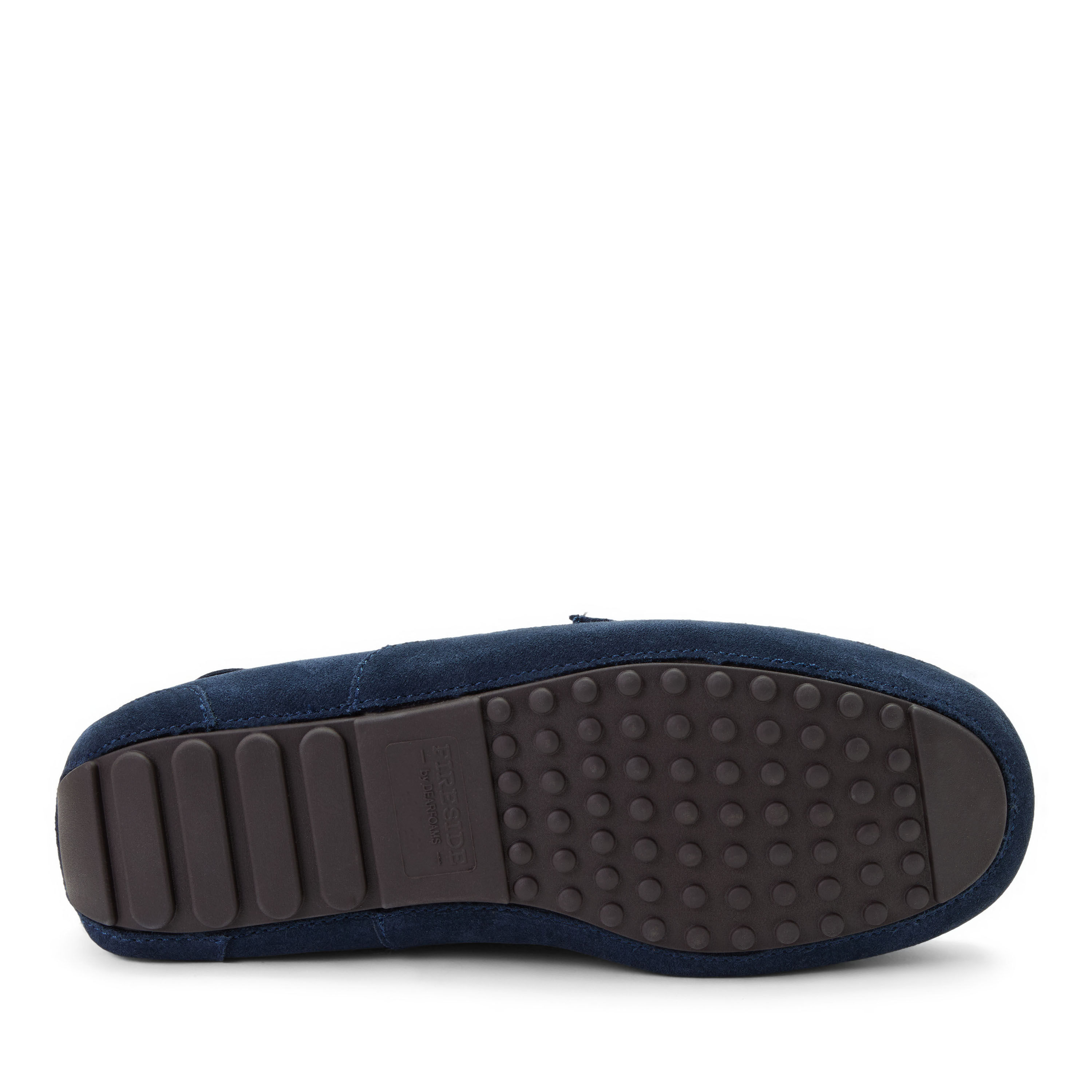 Men's Fireside by Dearfoams Melbourne Genuine Shearling Moccasin Slipper