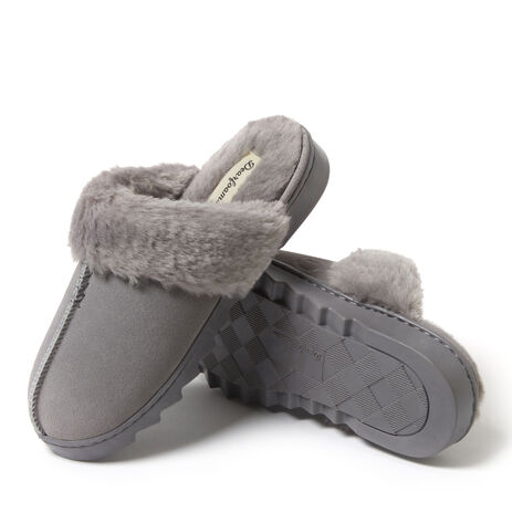 Women's Helena Genuine Suede Scuff With Prayer Seam