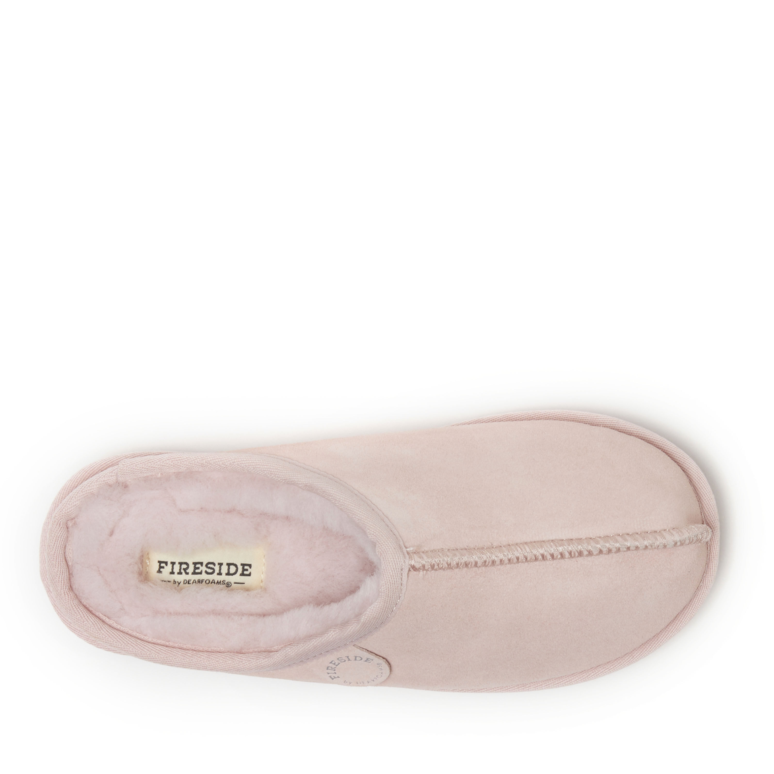Women's Fireside by Dearfoams Greta Genuine Shearling Clog