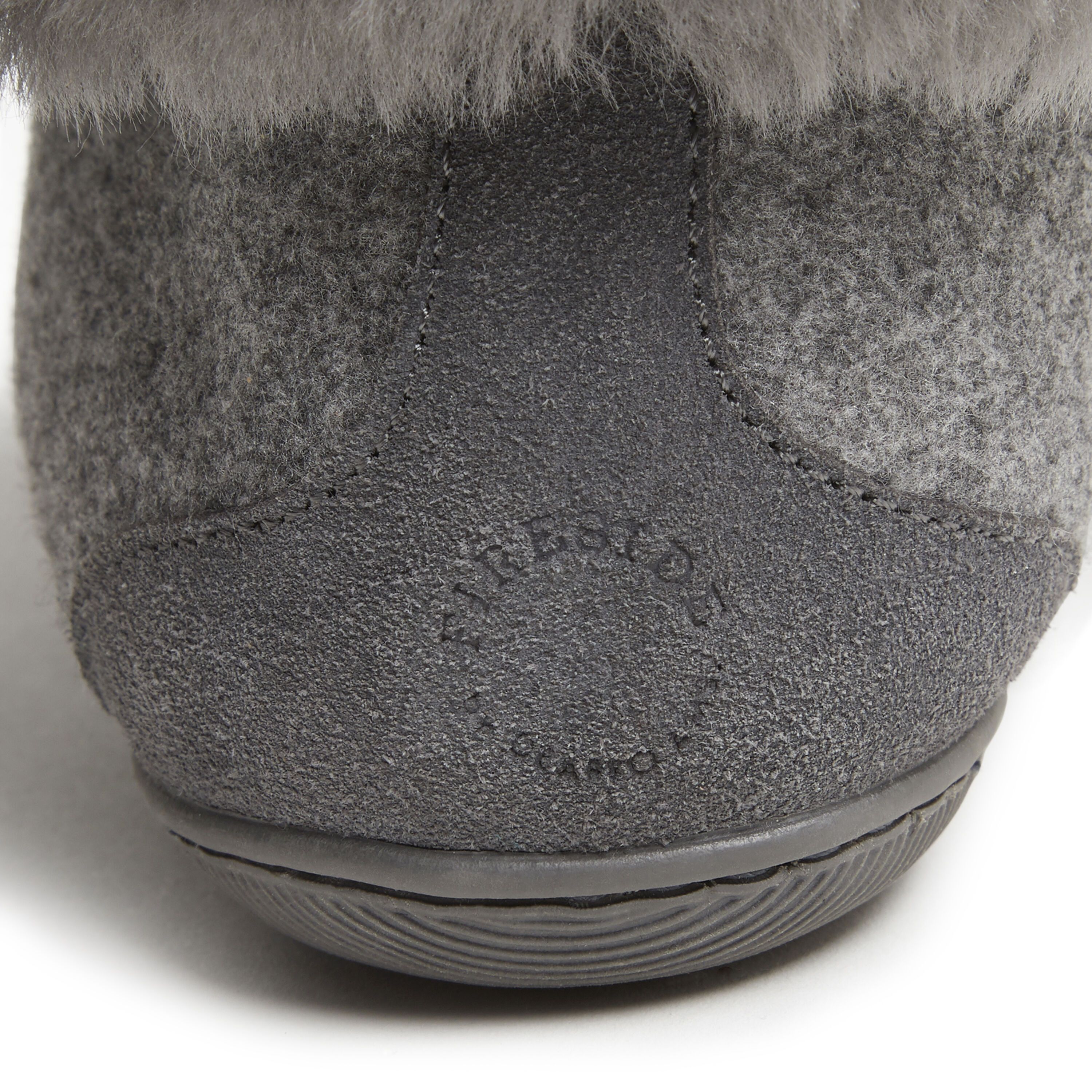 Women's Brisbane Sparkle Fairisle Knit, Microwool and Genuine Shearling Foldover Moccasin Slipper with Tie