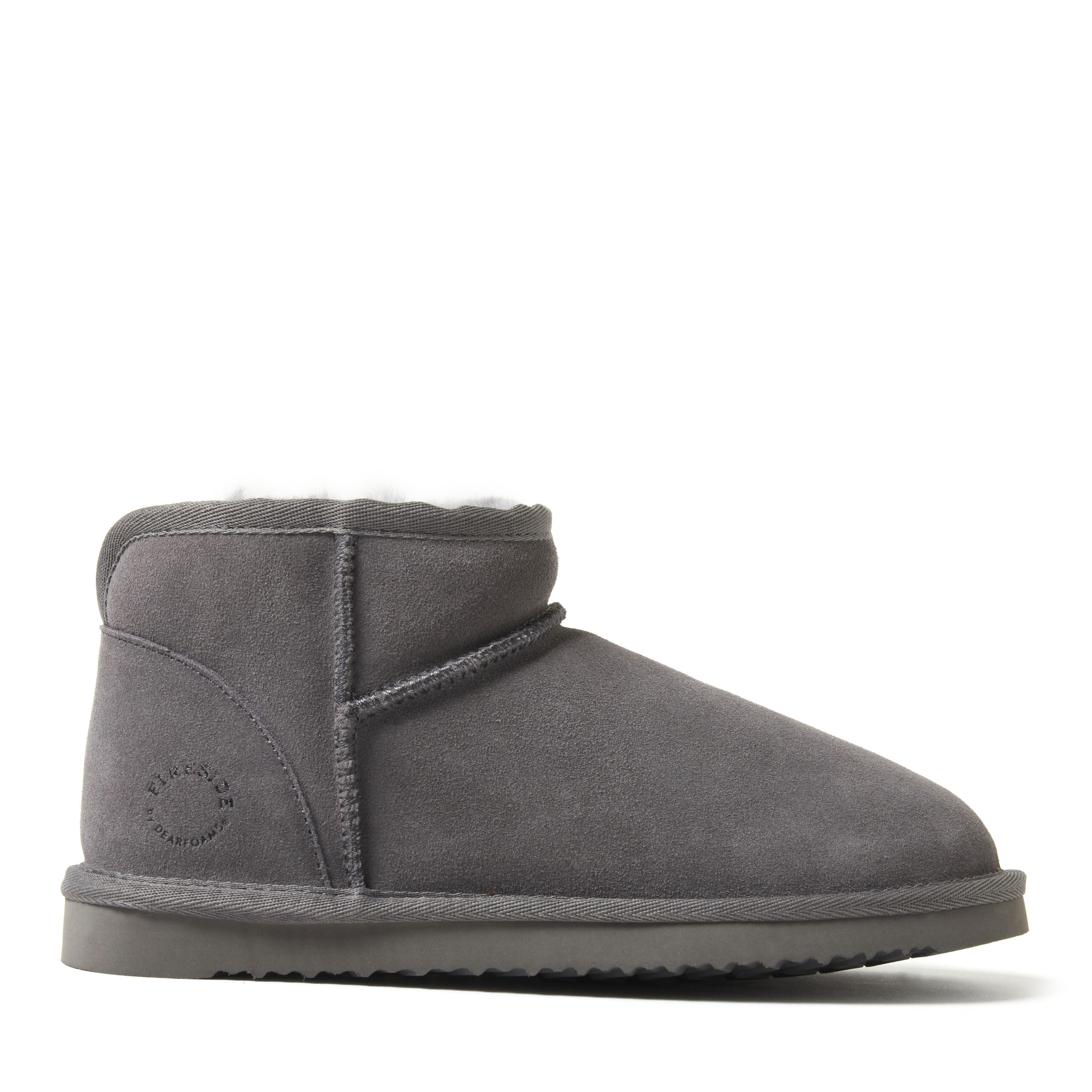 Women's Fireside by Dearfoams Riverland Genuine Shearling Micro Bootie