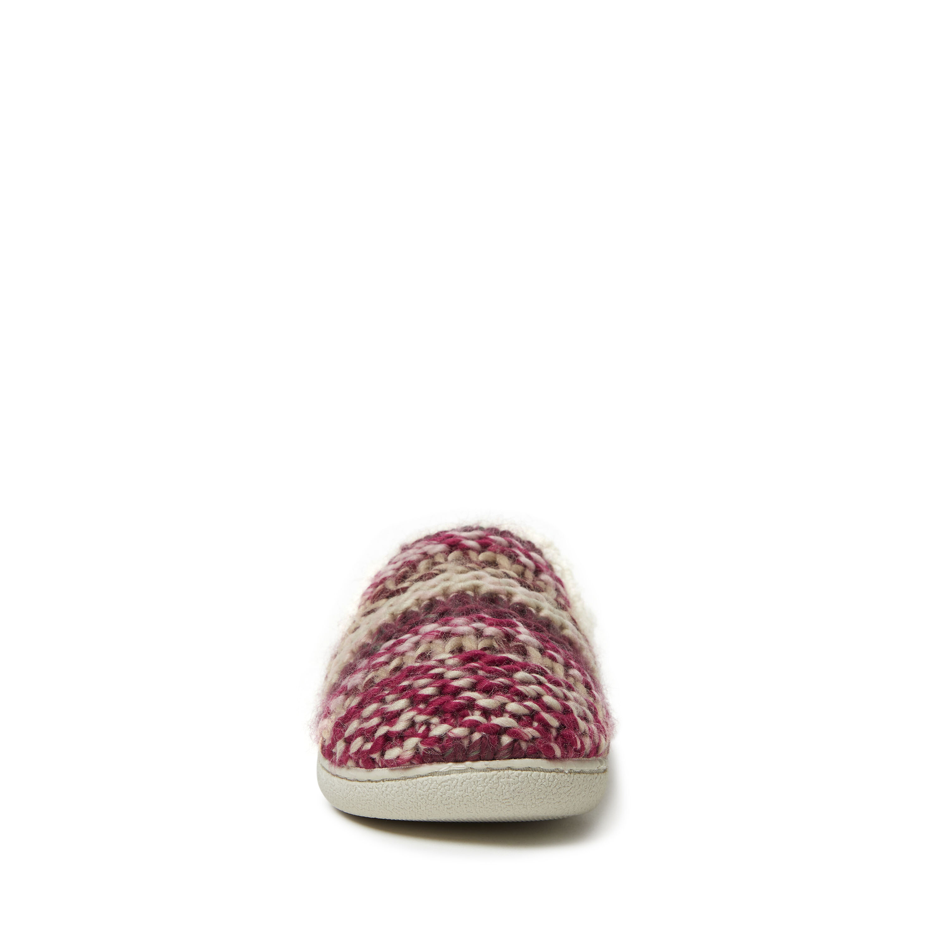 Women's Erin Fairisle Knit Extended Tab Scuff Slipper