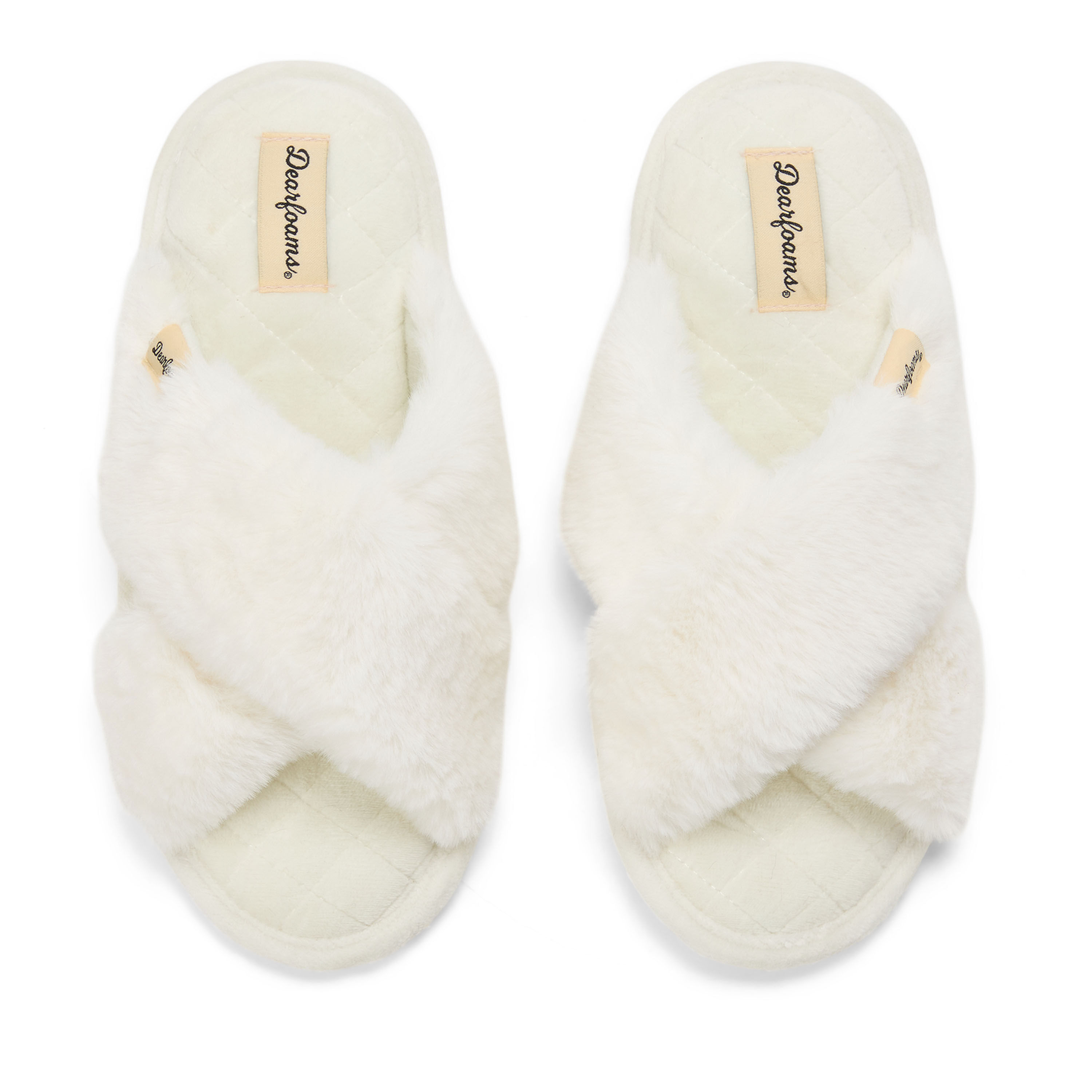 Women's Jessica Furry Crossband Slide Slipper