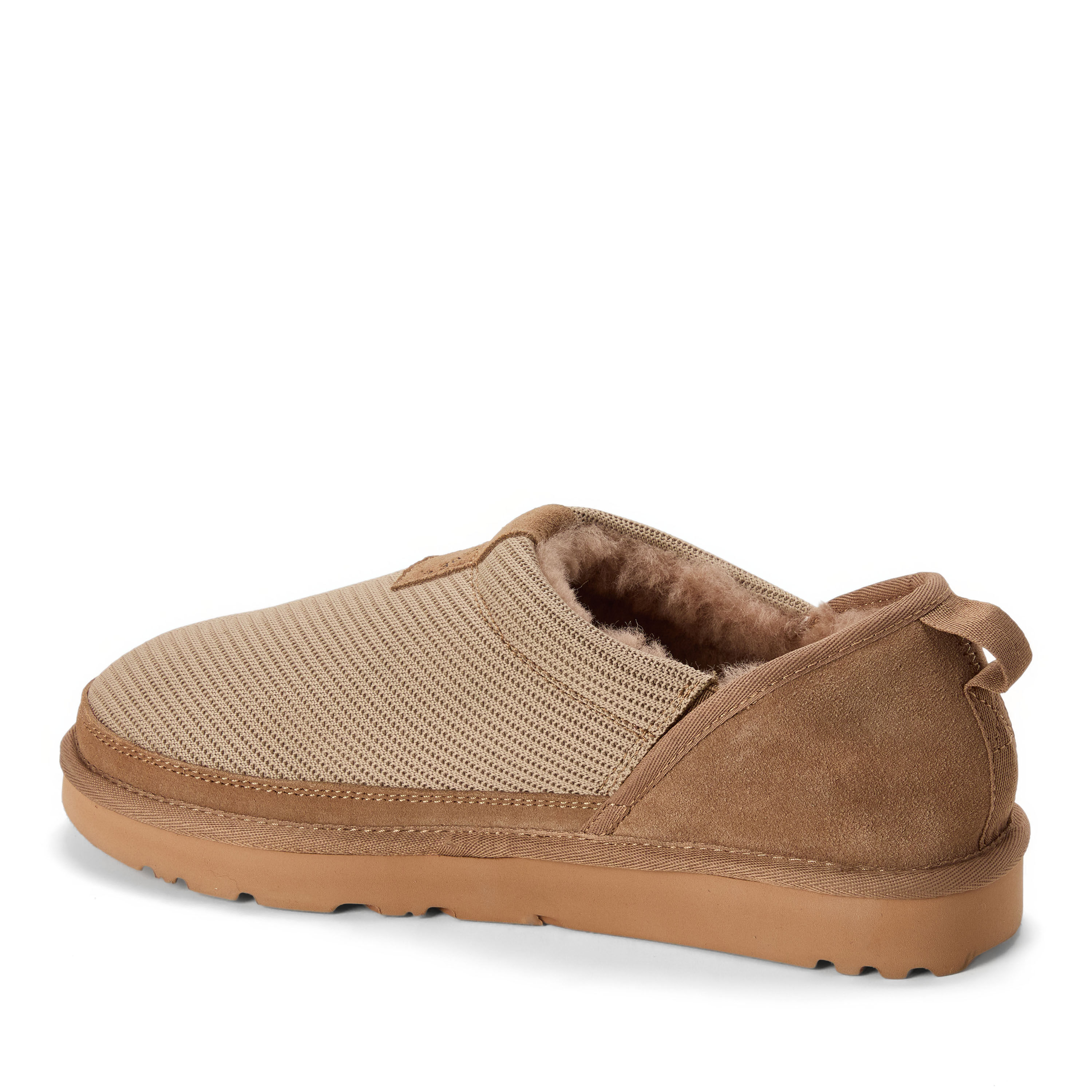 Women's Fireside by Dearfoams Sport Knit And Suede Slip On Shoetie - Water Repellent