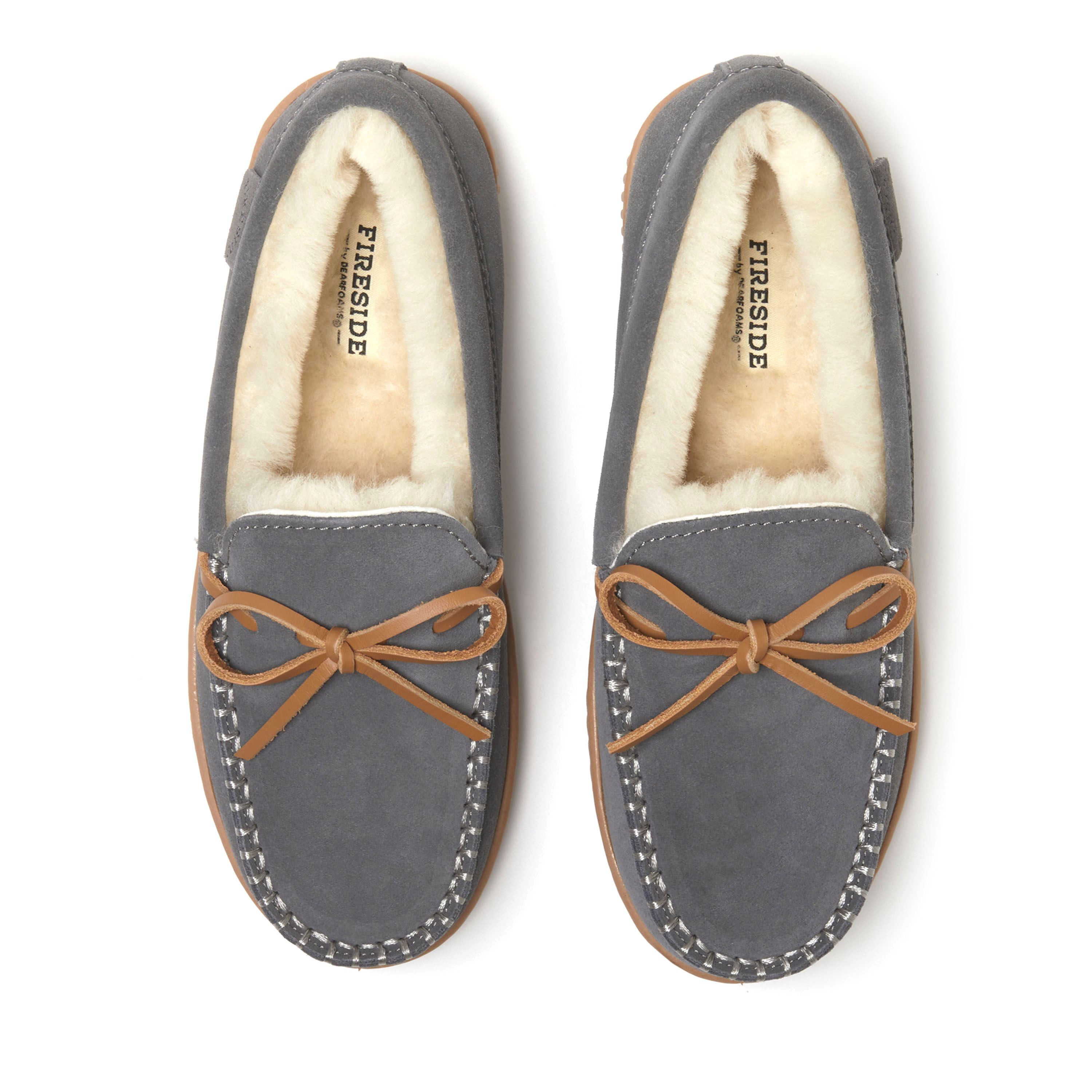 Women's Fireside by Dearfoams Alice Springs Genuine Shearling Moccasin
