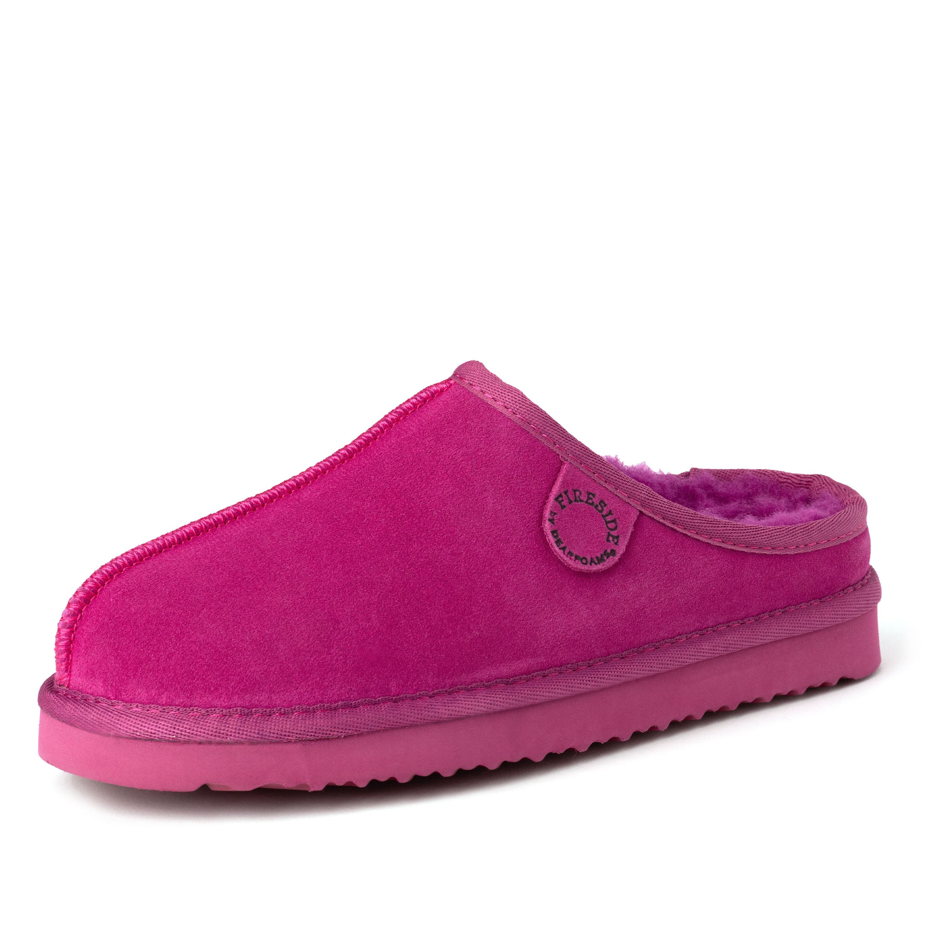 Women's Fireside by Dearfoams Greta Genuine Shearling Clog