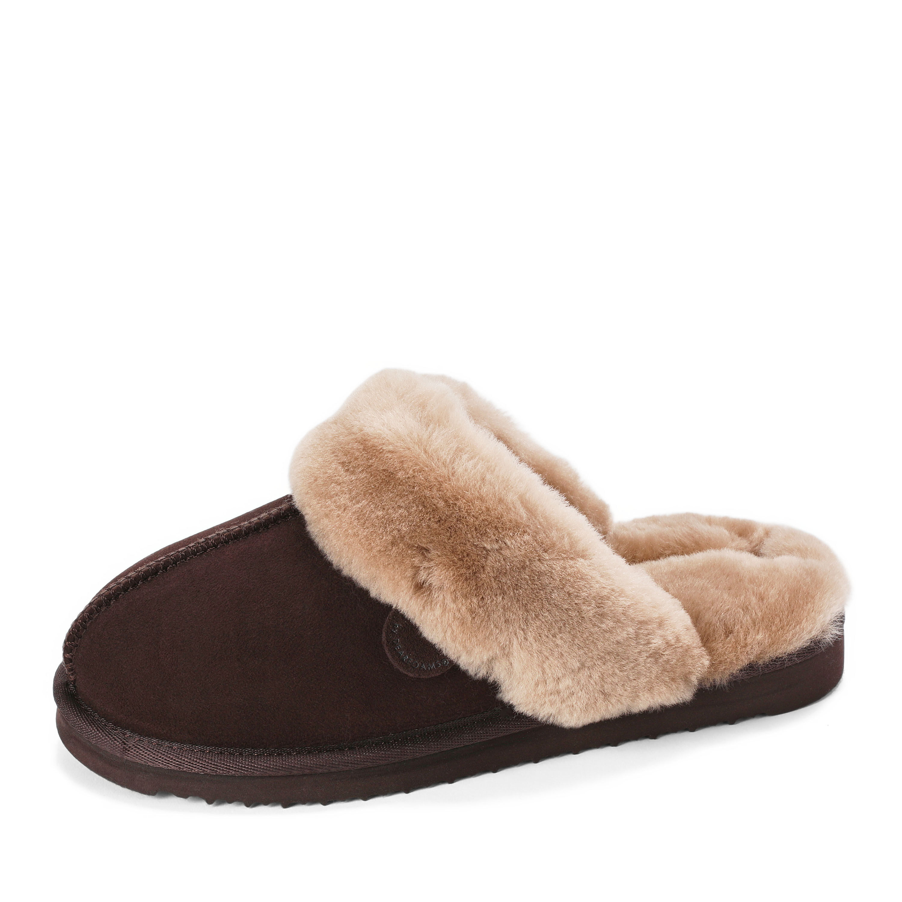 Women's Fireside by Dearfoams Sydney Genuine Shearling Scuff Slipper