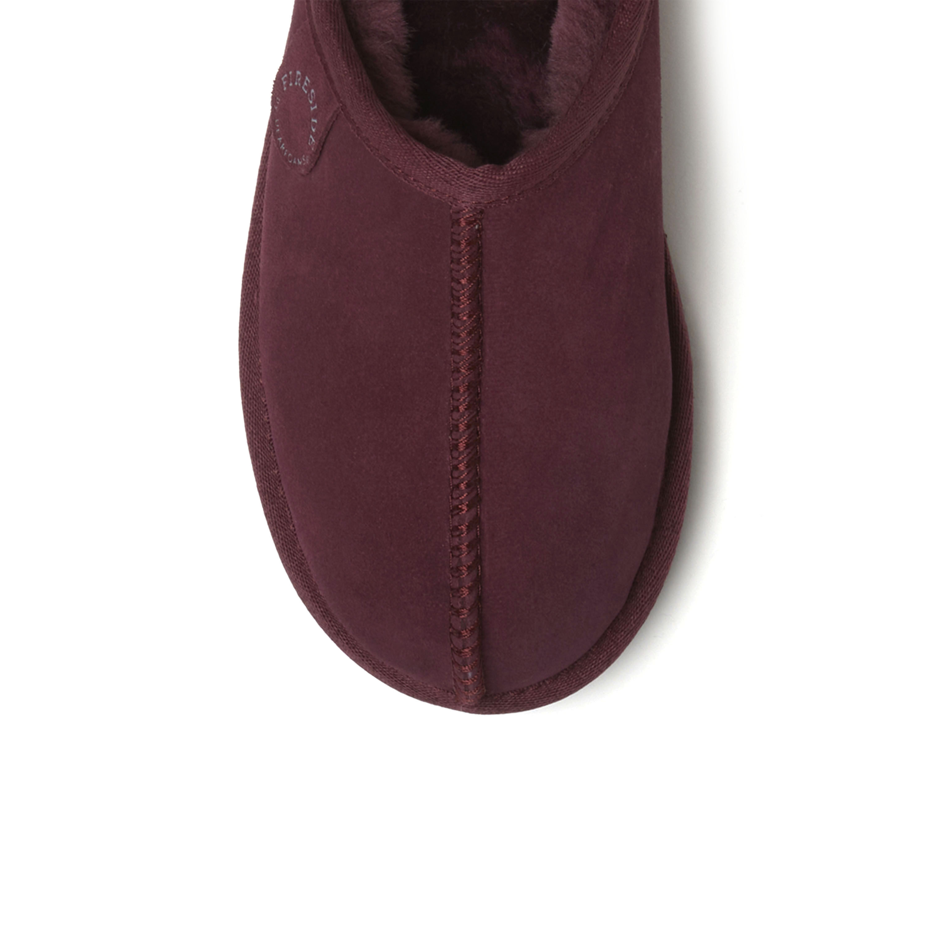 Women's Fireside by Dearfoams Greta Genuine Shearling Clog