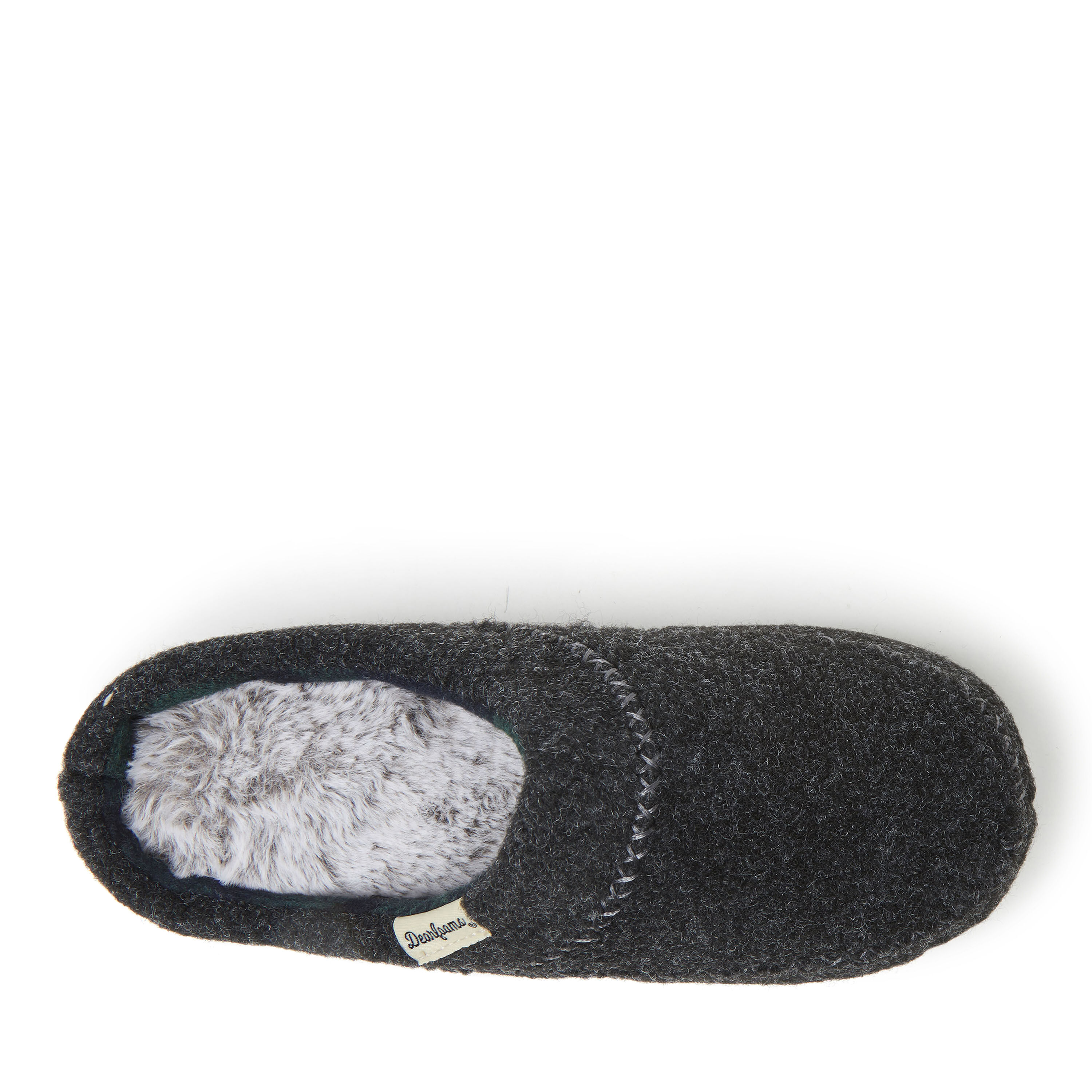 Women's Felted Wool X-Stitch Clog Slipper