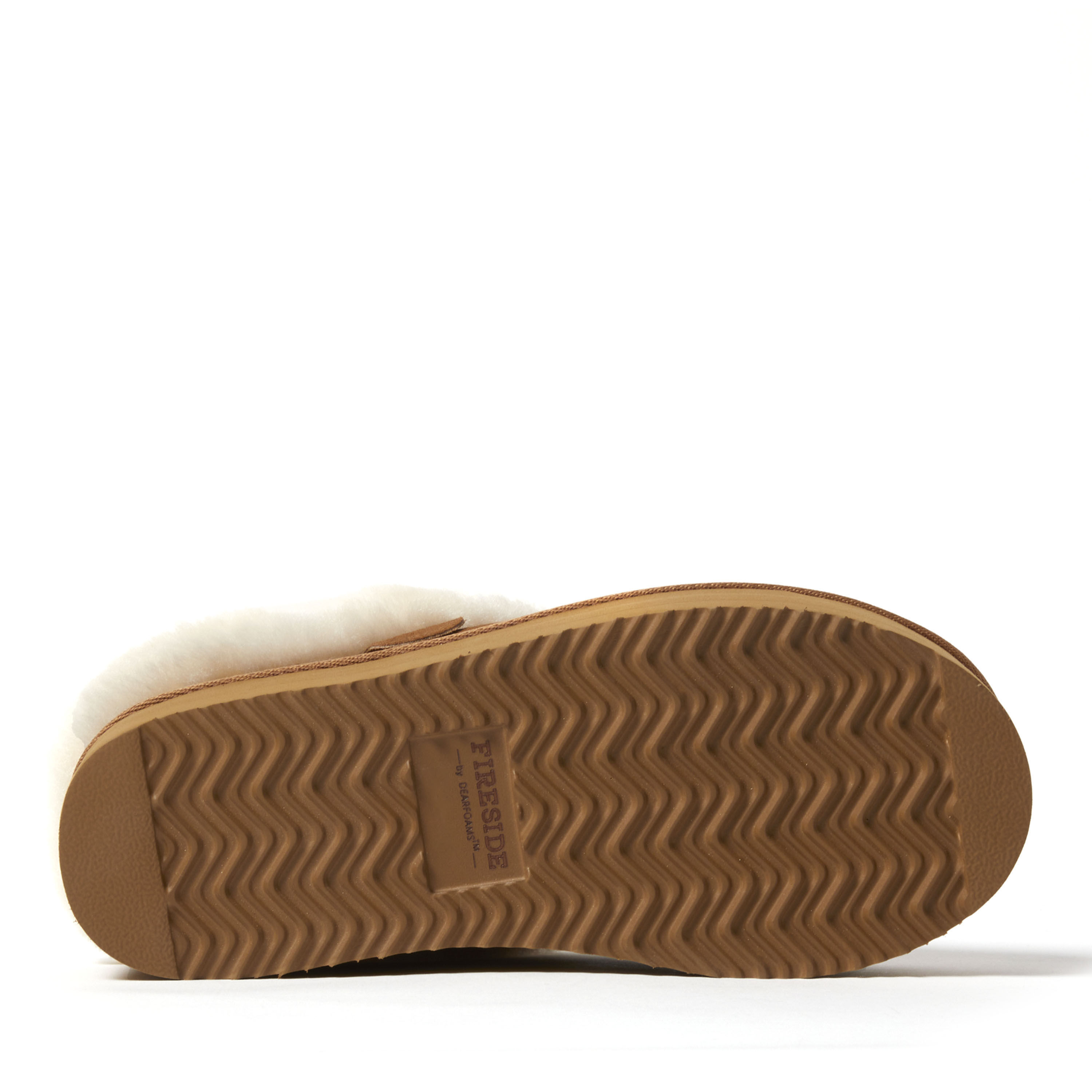 Women's Fireside by Dearfoams Bendigo Genuine Shearling Quilted Platform Clog