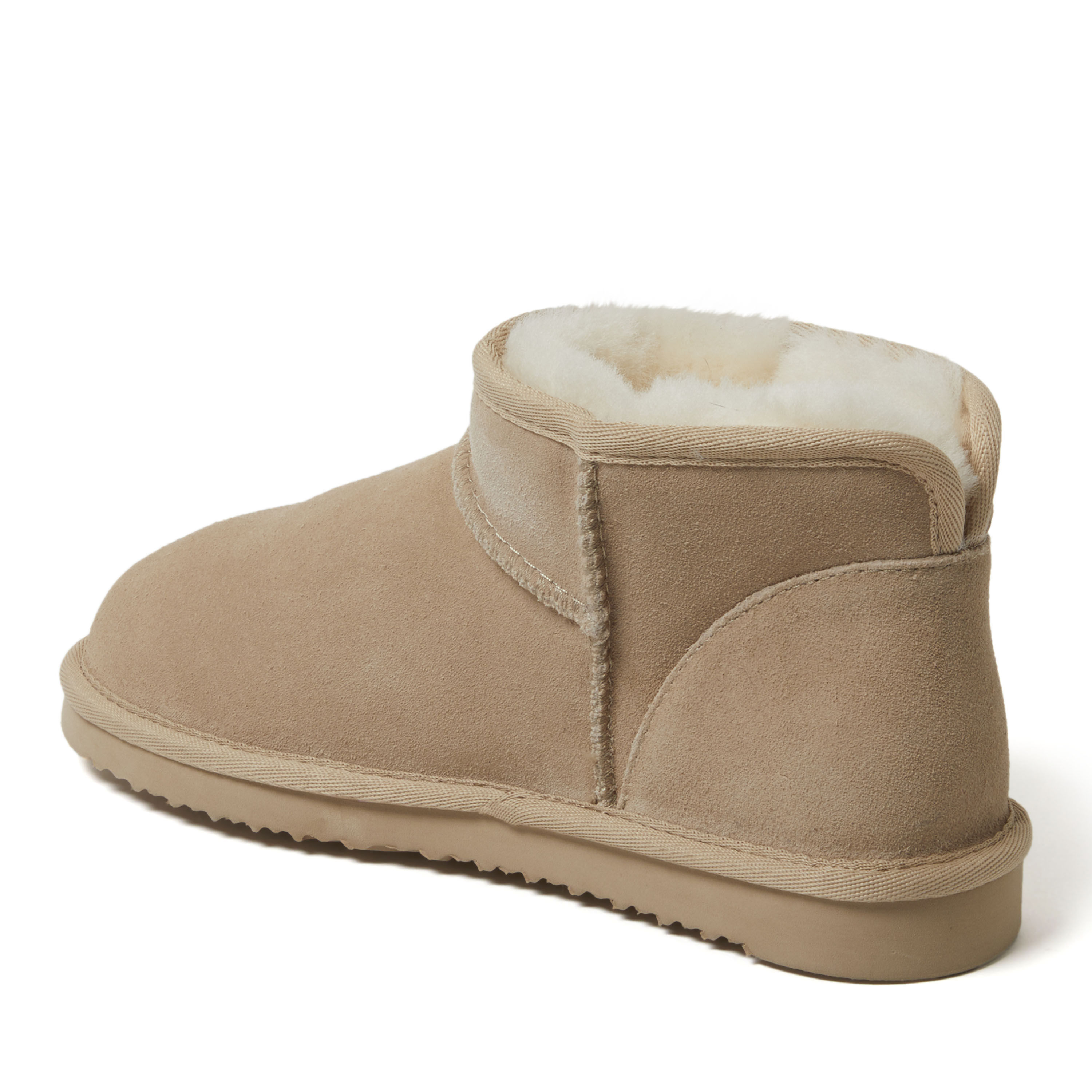 Women's Fireside by Dearfoams Riverland Genuine Shearling Micro Bootie
