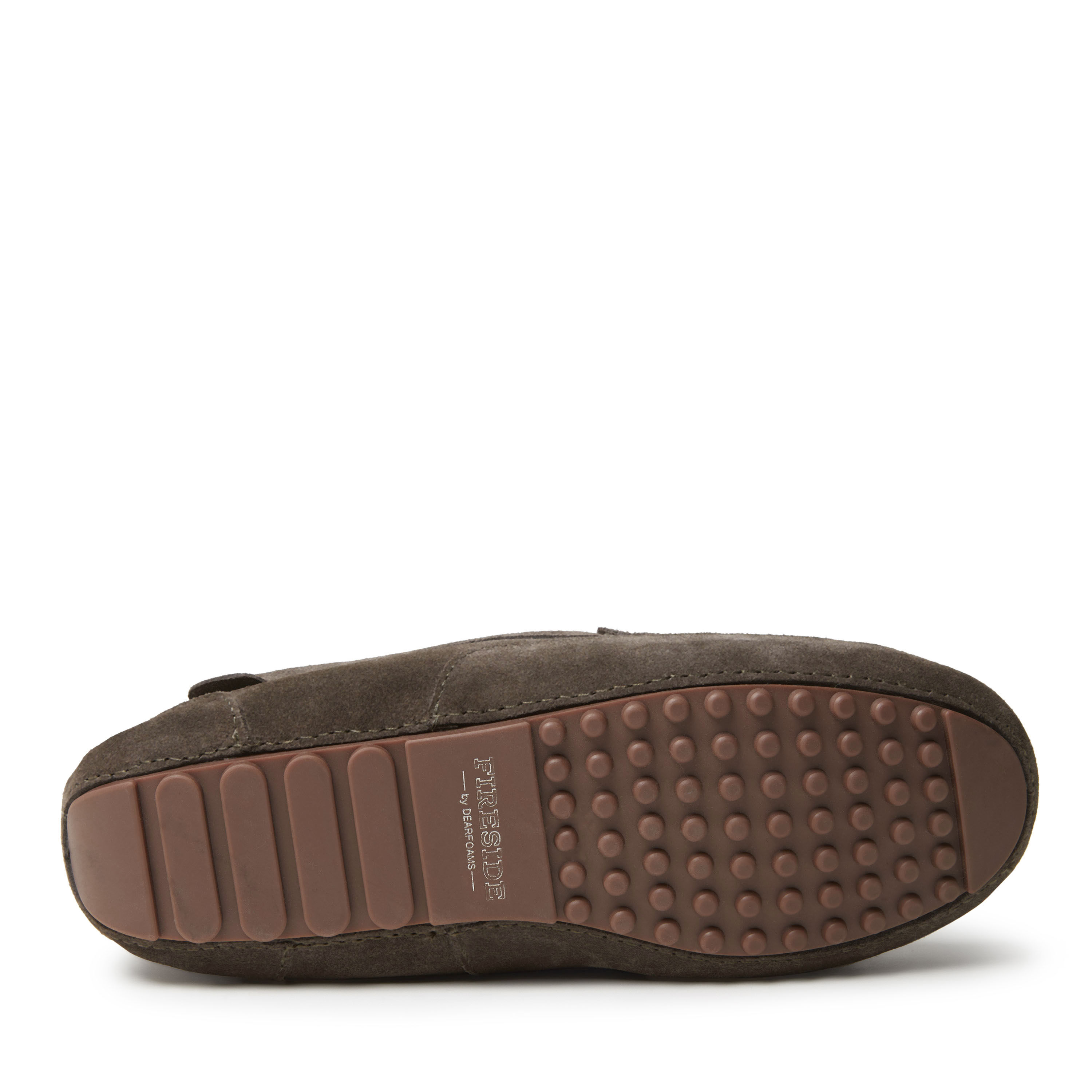 Men's Fireside by Dearfoams Melbourne Genuine Shearling Moccasin Slipper