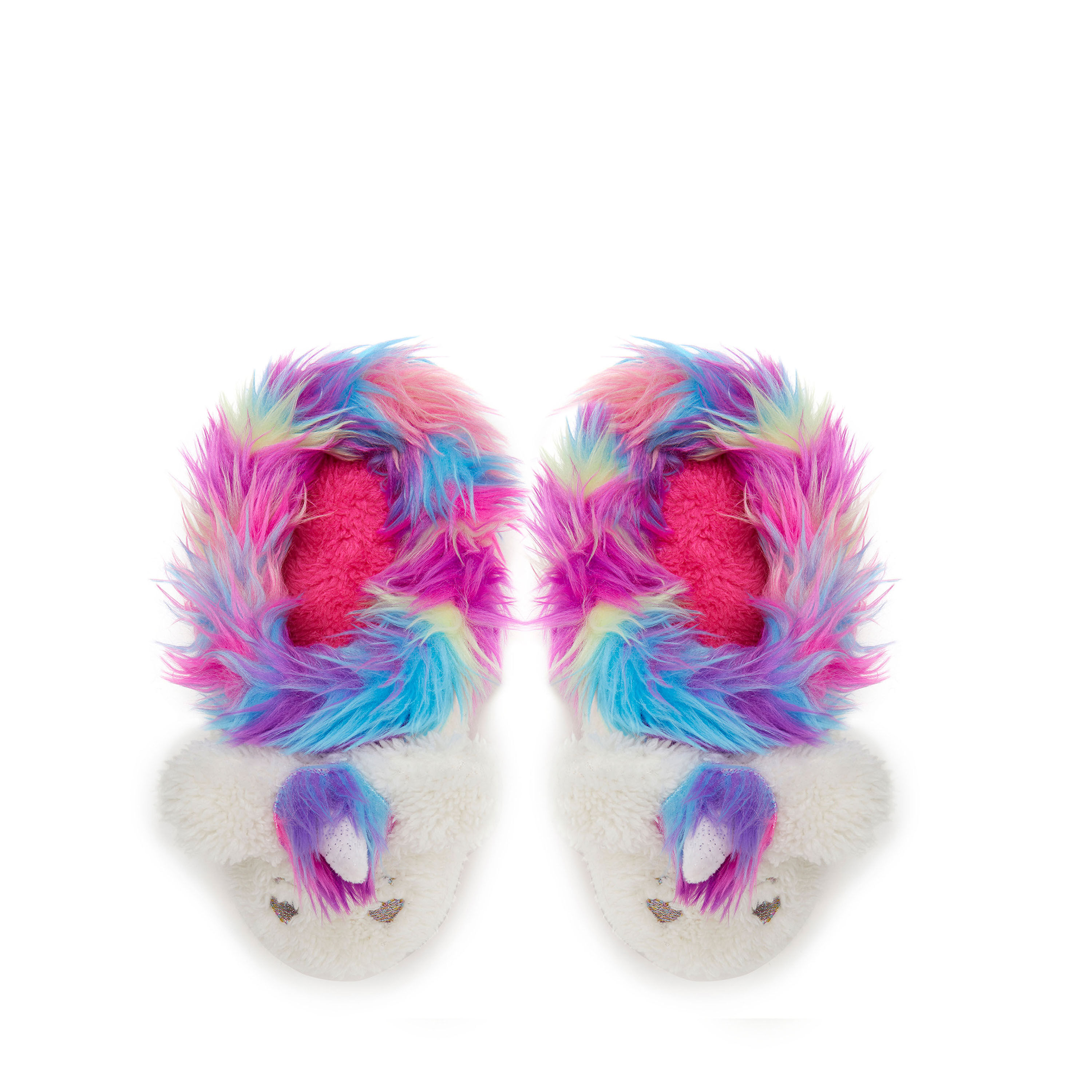 Kids rainbow slippers hot sale