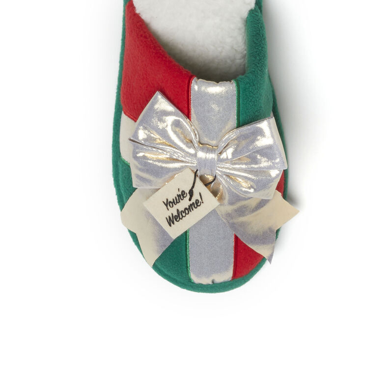 Dearfoams mens Funny Ugly Christmas Sweater Holiday Scuff Slipper(Ho Ho Ho) - Dearfoams Footwear Dearfoams mens Funny Ugly Christmas Sweater Holiday Scuff Slipper(Ho Ho Ho) - Dearfoams Footwear