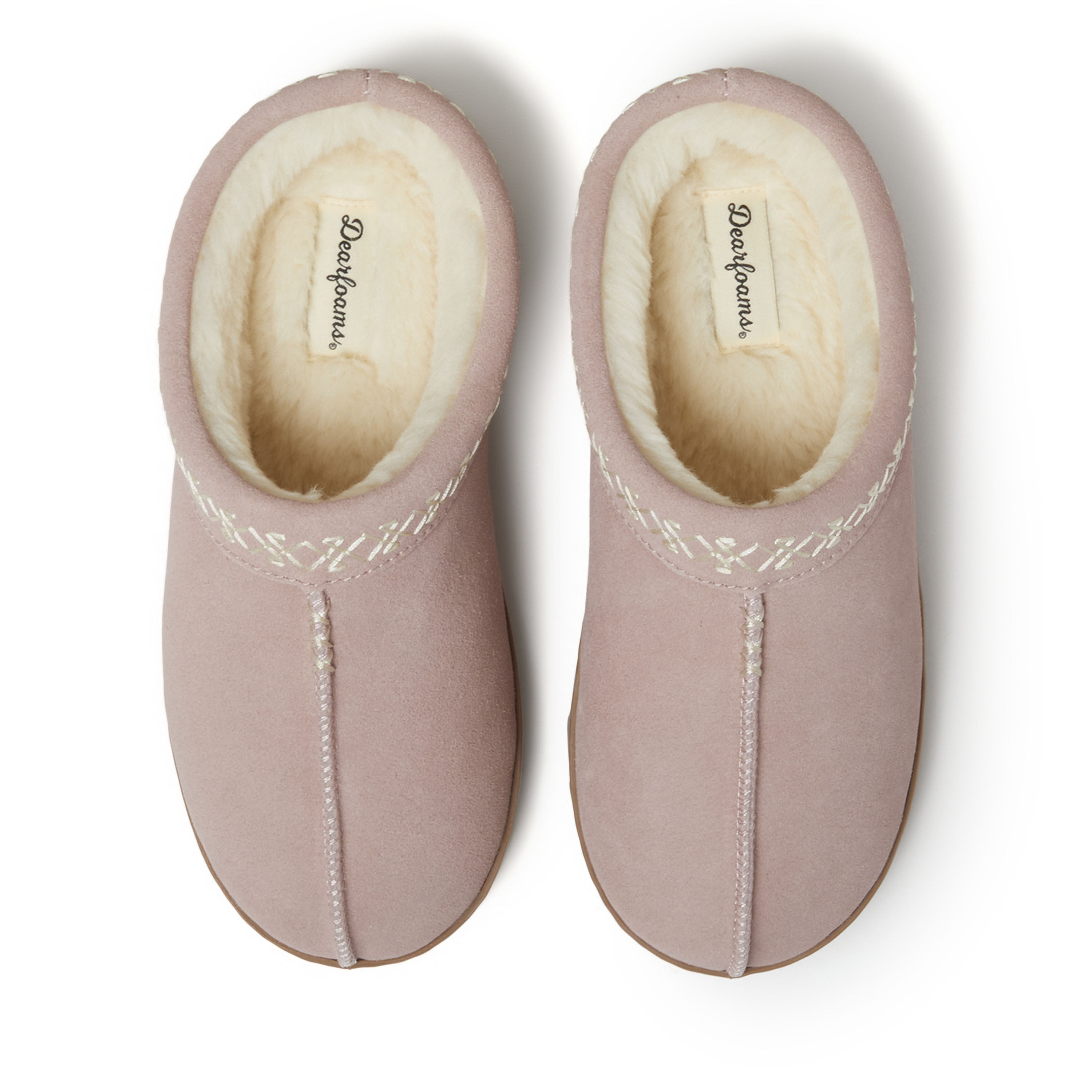 Women's Doreen Genuine Suede Clog with Embroidery